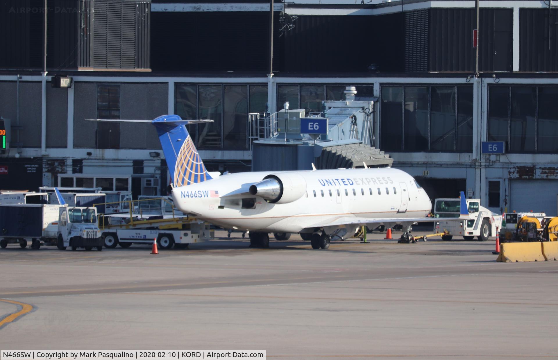 N466SW, 2003 Bombardier CRJ-200ER (CL-600-2B19) C/N 7856, CL-600-2B19
