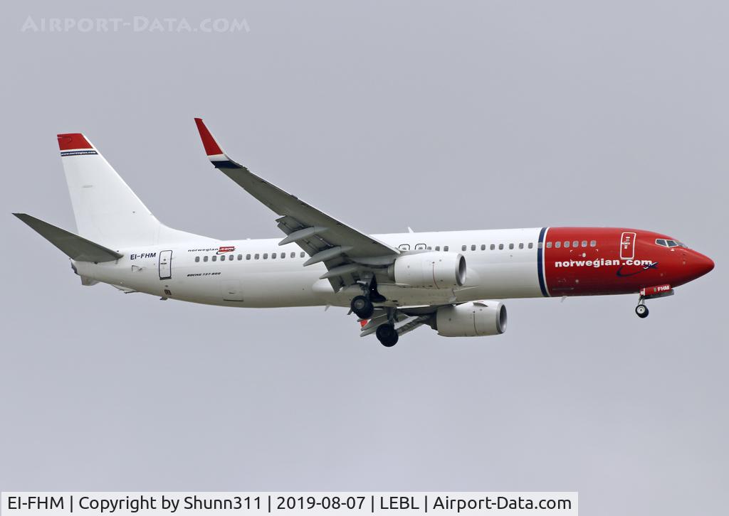 EI-FHM, 2015 Boeing 737-8JP C/N 42070, Landfing rwy 07L