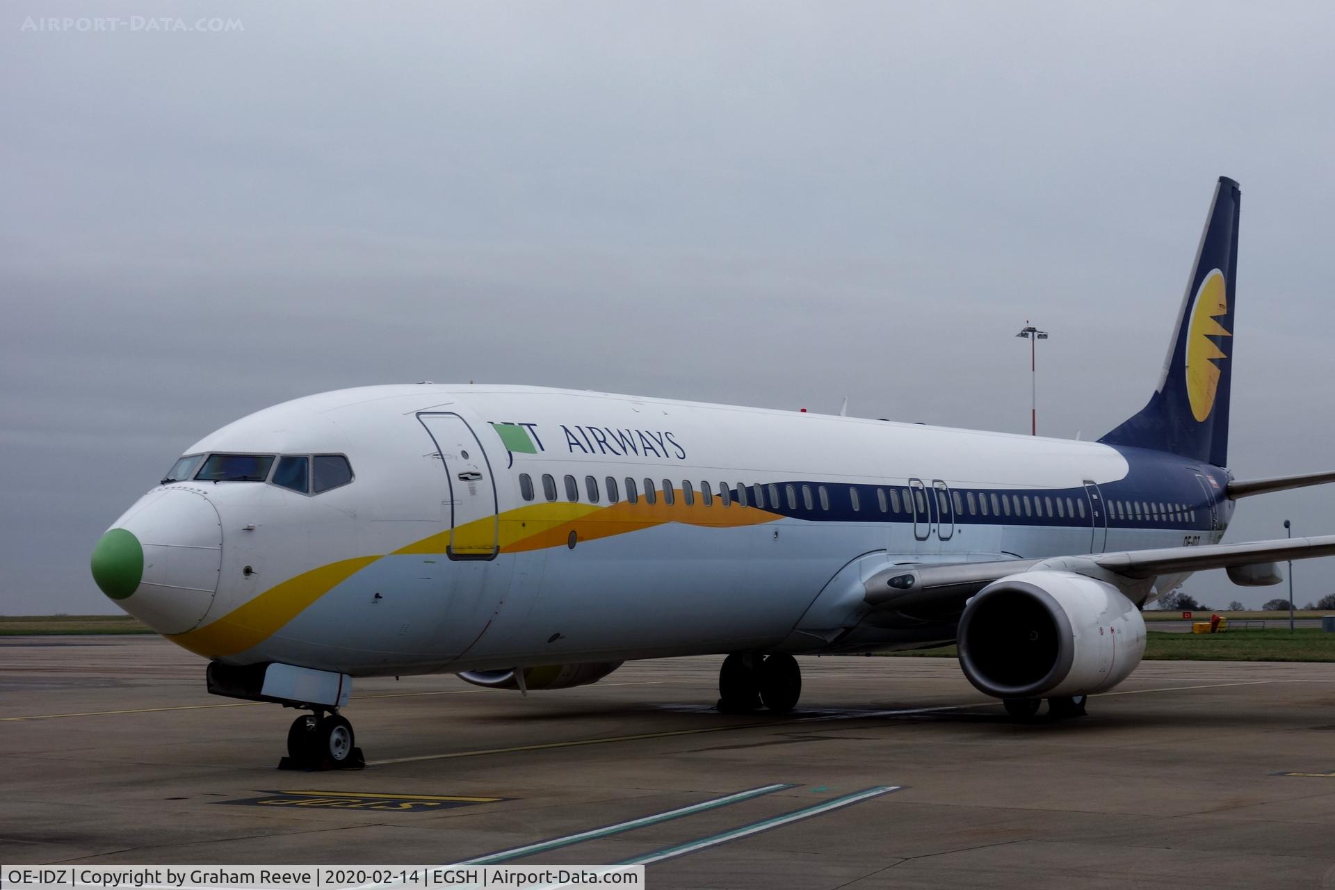 OE-IDZ, 2008 Boeing 737-96NER C/N 35227, Parked at Norwich.