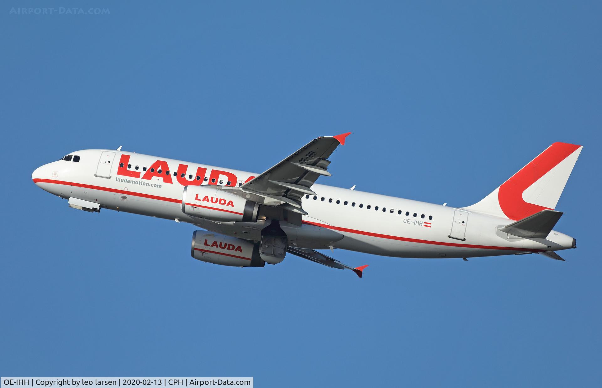 OE-IHH, 2005 Airbus A320-232 C/N 2502, Copenhagen 13.2.2020