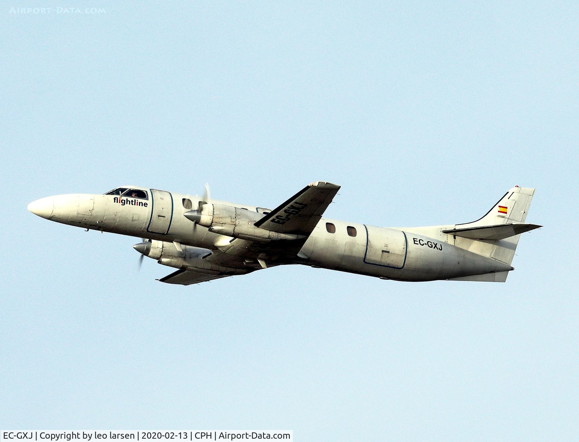 EC-GXJ, 1980 Swearingen SA-226TC Metro II C/N TC-374, Copenhagen 13.2.2020