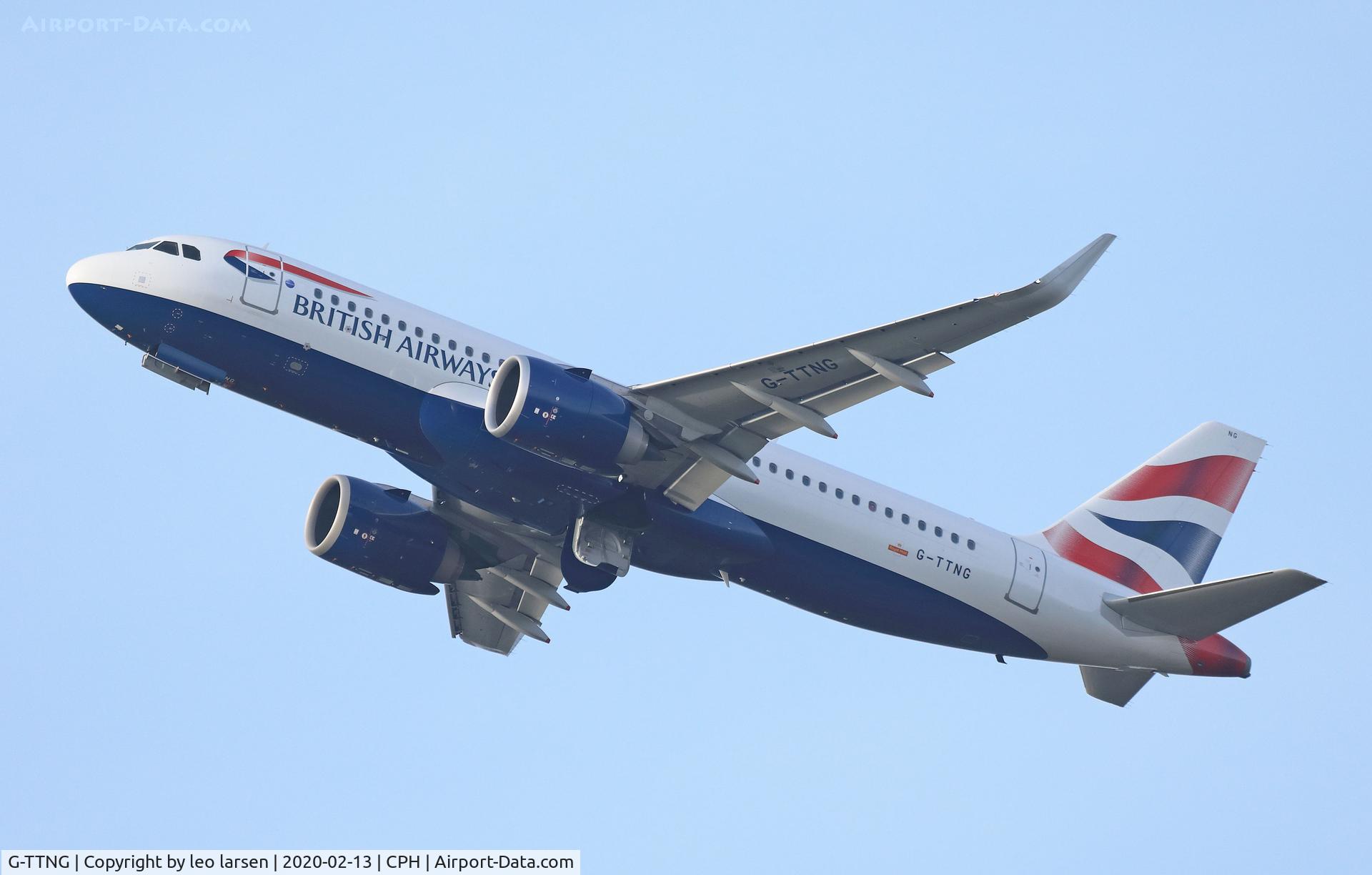 G-TTNG, 2018 Airbus A320-251N C/N 8431, Copenhagen 13.2.2020
