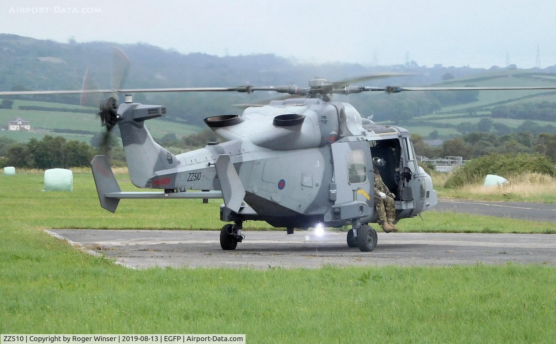 ZZ510, AgustaWestland AW-159 Wildcat AH.1 C/N 514, Visiting Army Air Corps Wildcat.