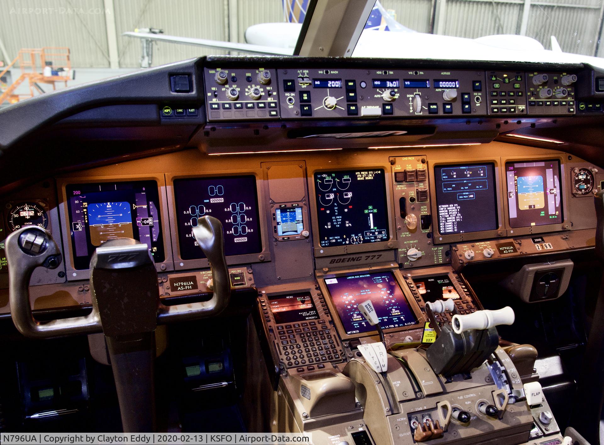N796UA, 1998 Boeing 777-222 C/N 26931, SFO 2020.
