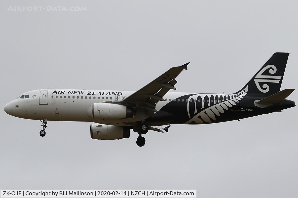 ZK-OJF, 2003 Airbus A320-232 C/N 2153, GETTING ON IN AGE
