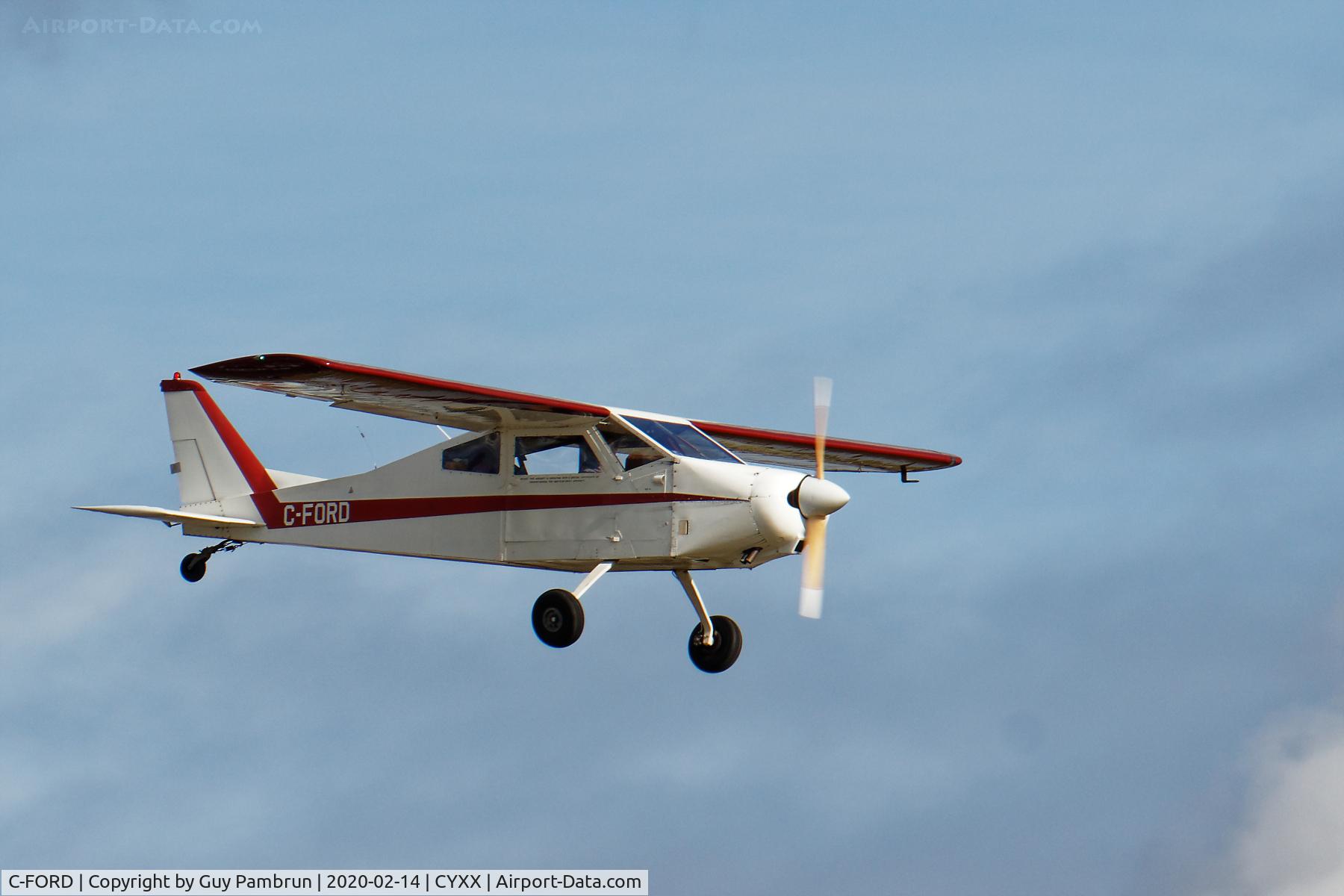 C-FORD, 1990 Bede BD-4 C/N AS-005, Landing