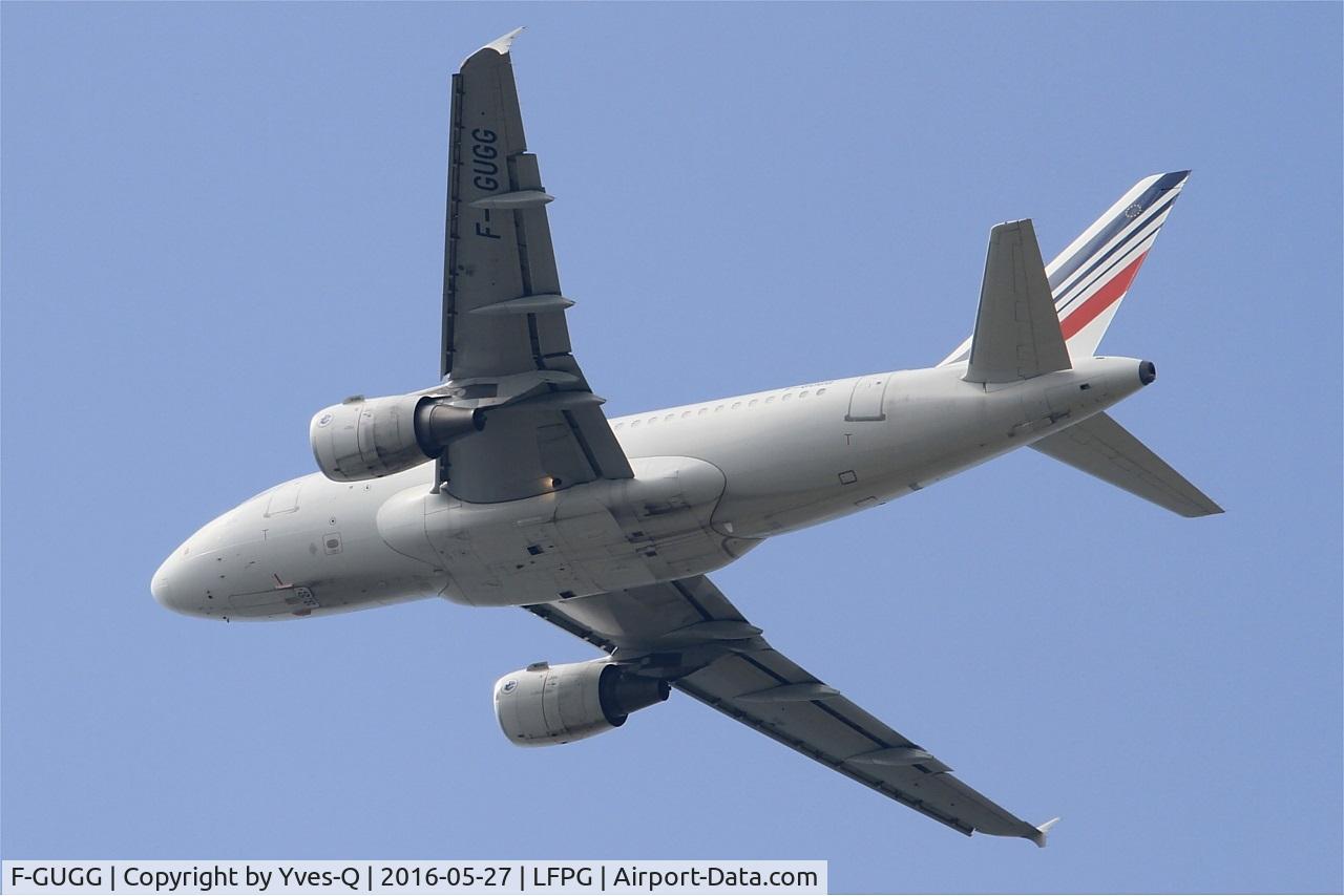 F-GUGG, 2004 Airbus A318-111 C/N 2317, Airbus A318-111, Climbing from rwy 27L, Roissy Charles De Gaulle airport (LFPG-CDG)