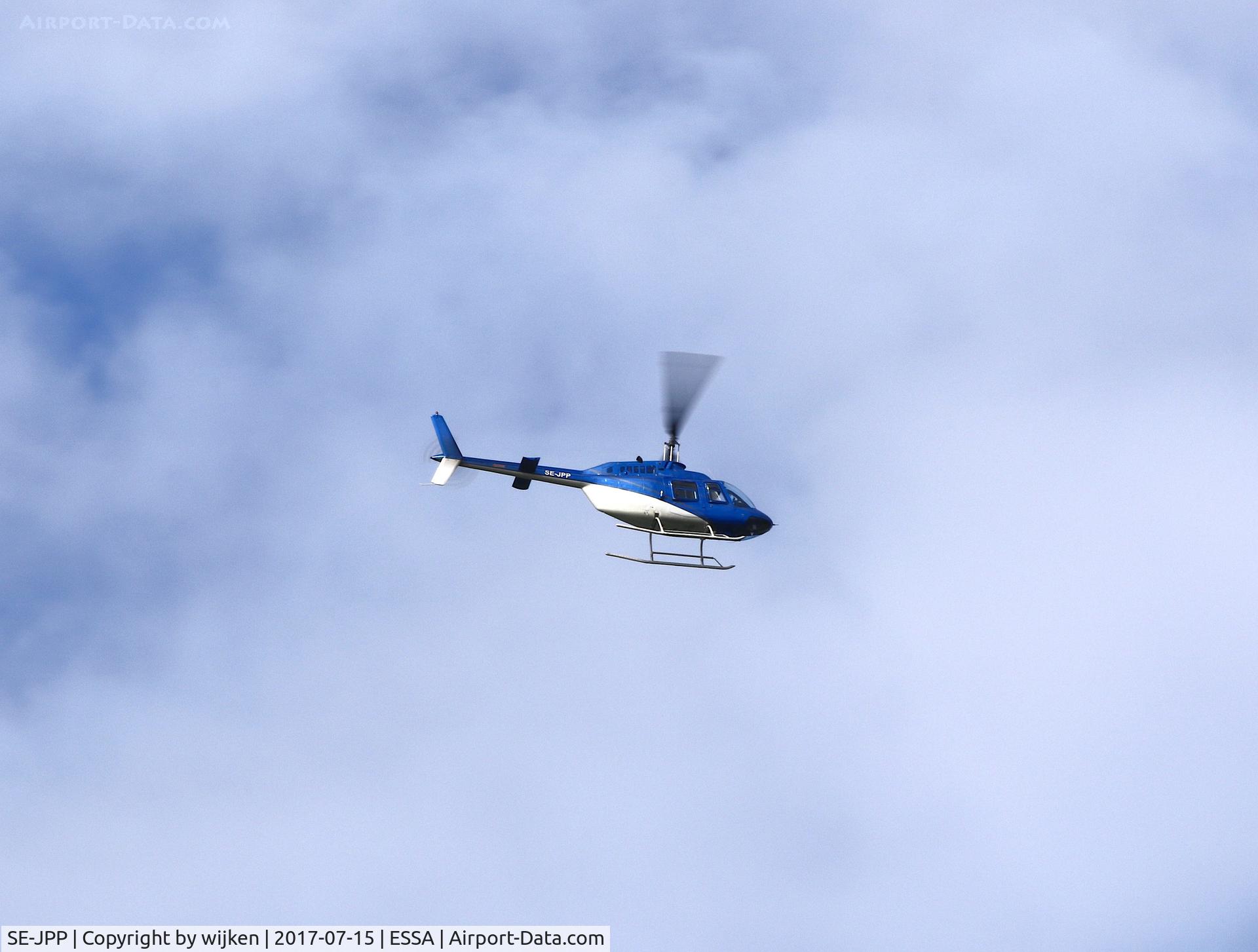 SE-JPP, 1977 Bell 206B JetRanger C/N 2275, Arlanda