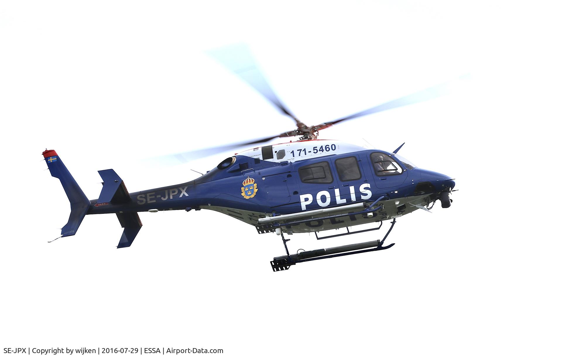 SE-JPX, 2014 Bell 429 GlobalRanger C/N 57205, Arlanda