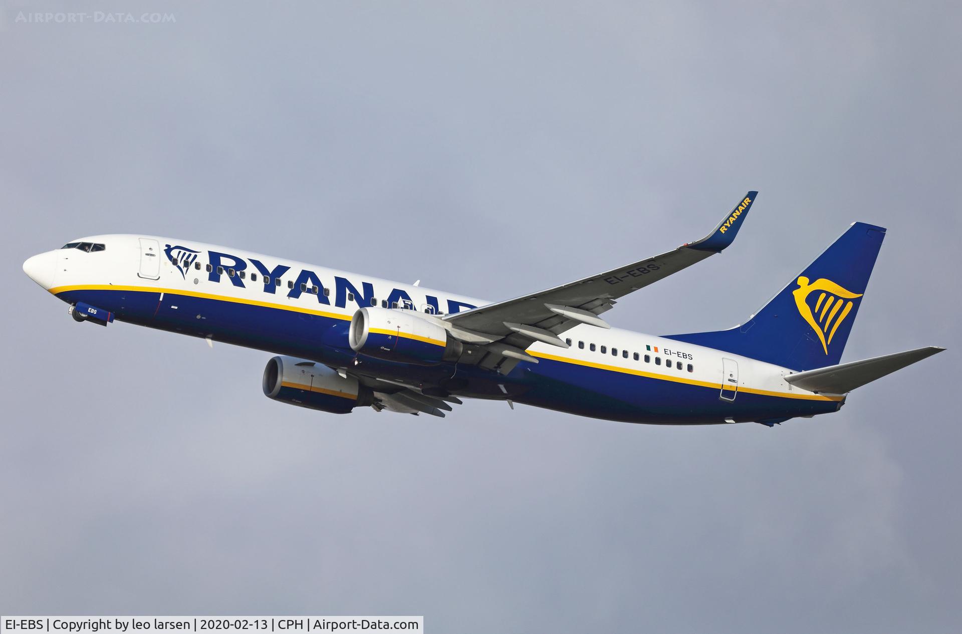 EI-EBS, 2009 Boeing 737-8AS C/N 35001, Copenhagen 13.2.2020