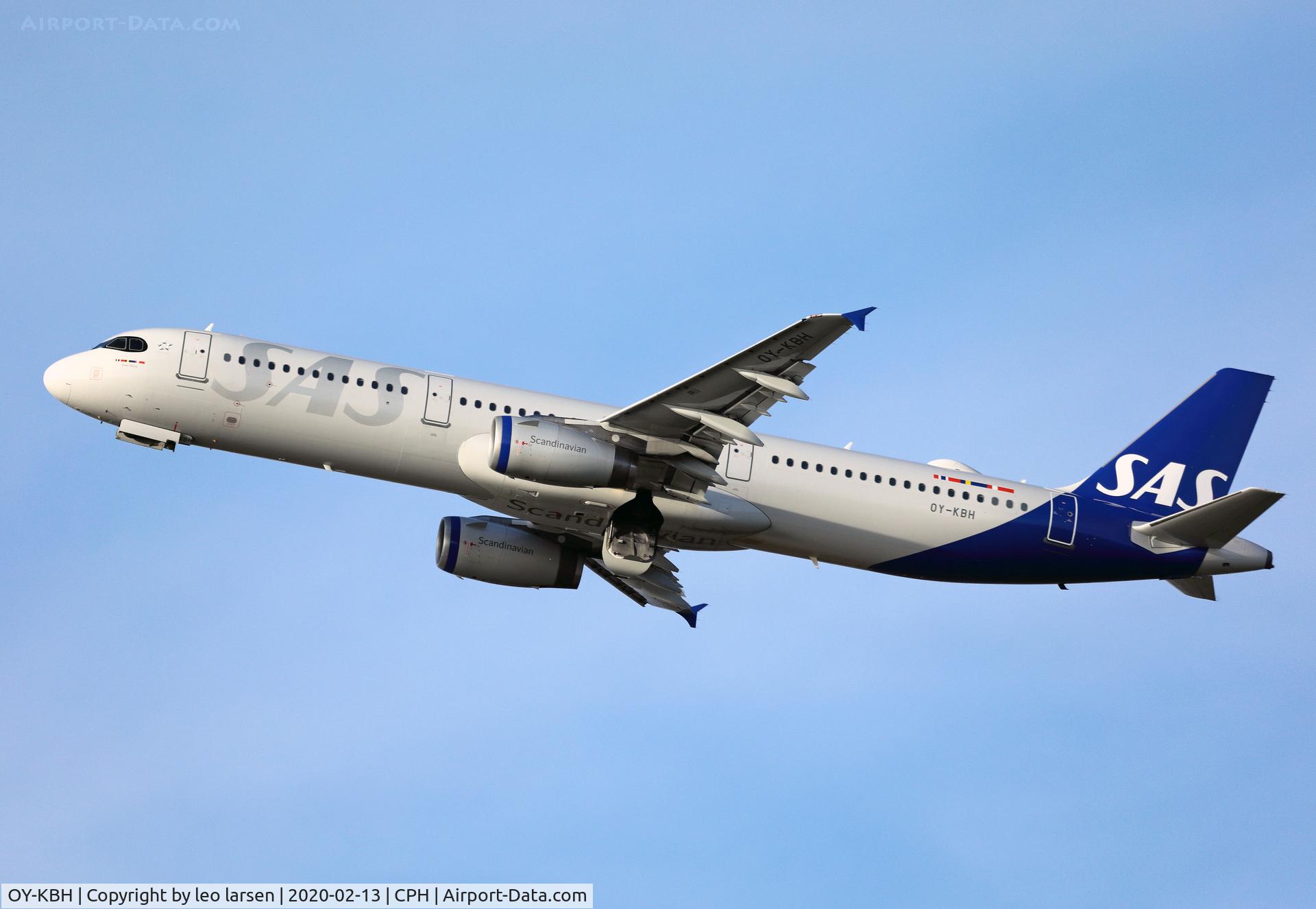 OY-KBH, 2002 Airbus A321-232 C/N 1675, Copenhagen 13.2.2020