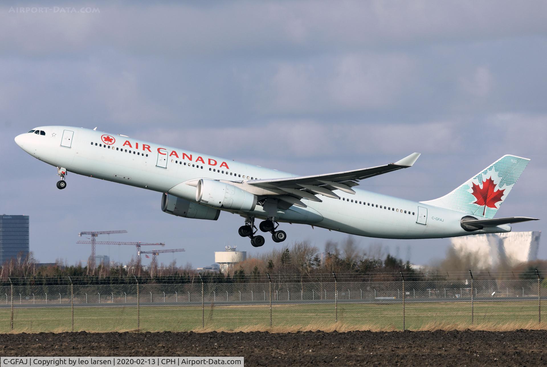C-GFAJ, 1999 Airbus A330-343X C/N 0284, Copenhagen 13.2.2020