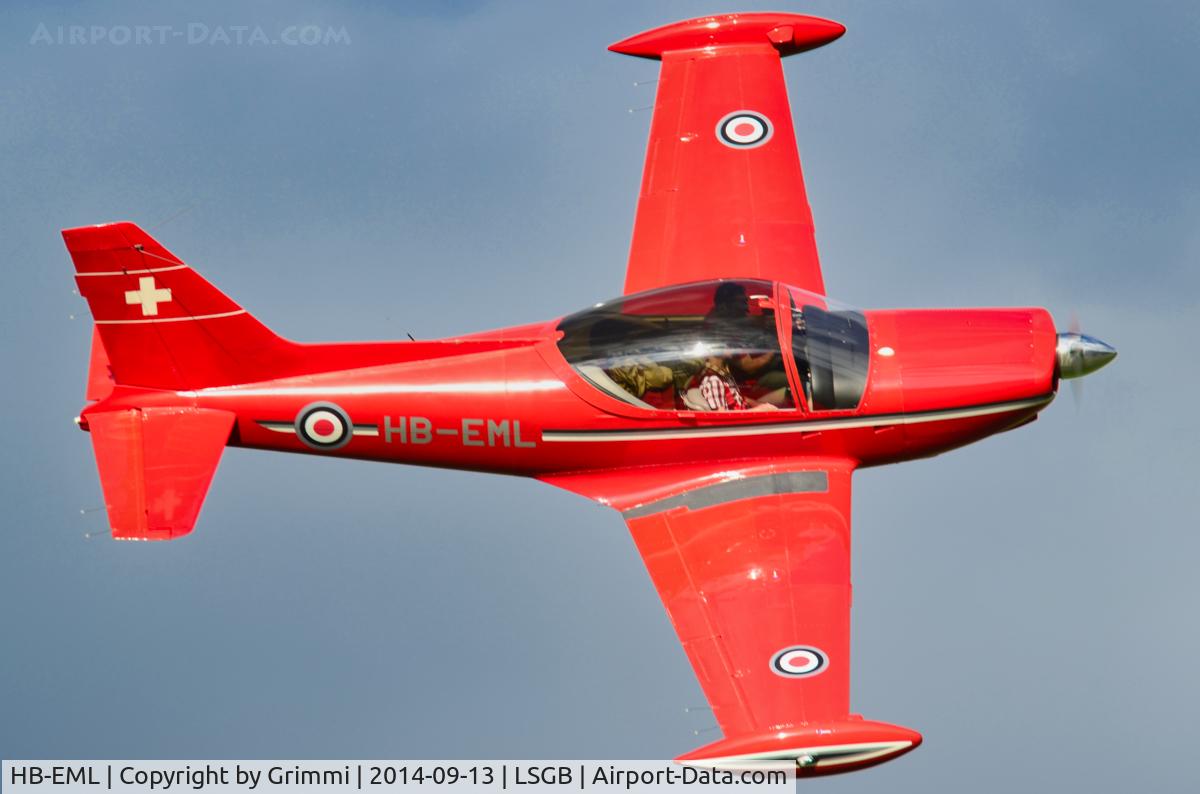HB-EML, 1966 SIAI-Marchetti F-260 C/N 502, little show of an fantastic aircraft
