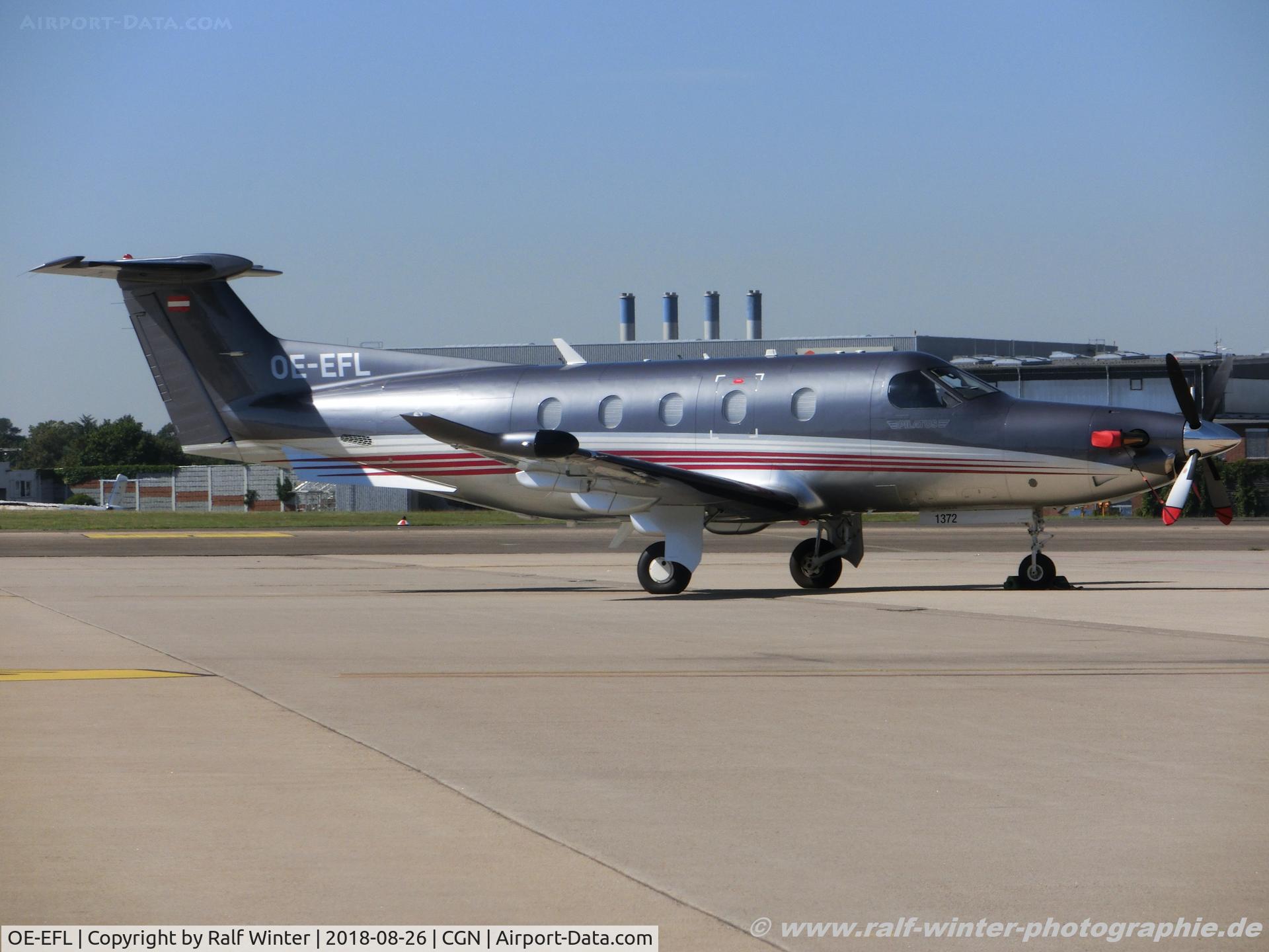 OE-EFL, 2012 Pilatus PC-12/47E C/N 1372, Pilatus PC-12-47E - Theophil EFL GmbH - 1372 - OE-EFL - 26.08.2018 - CGN