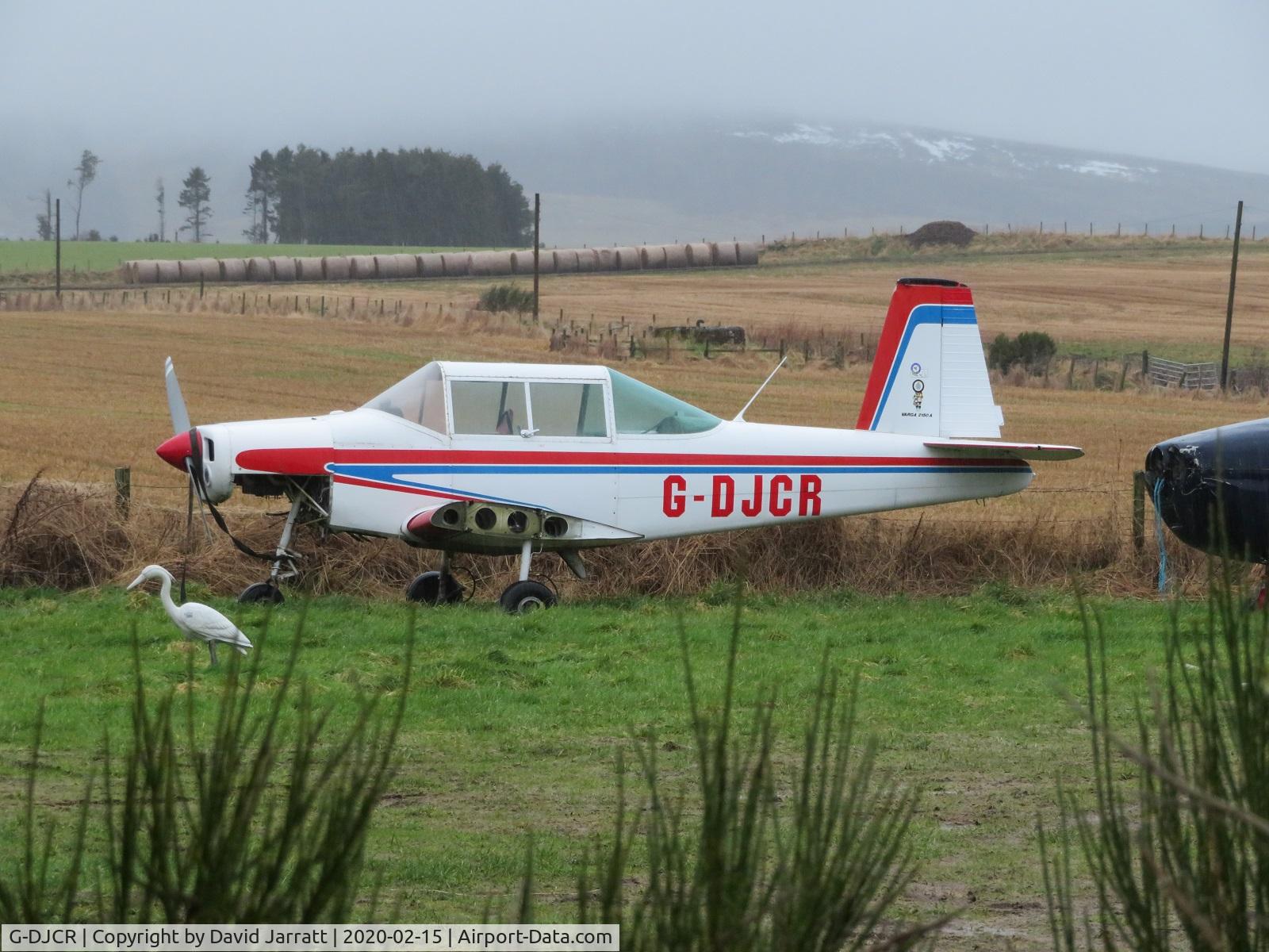 G-DJCR, 1980 Varga 2150A Kachina C/N VAC-155-80, In a field in Angus, Scotland (nowhere near an airport/airfield)
