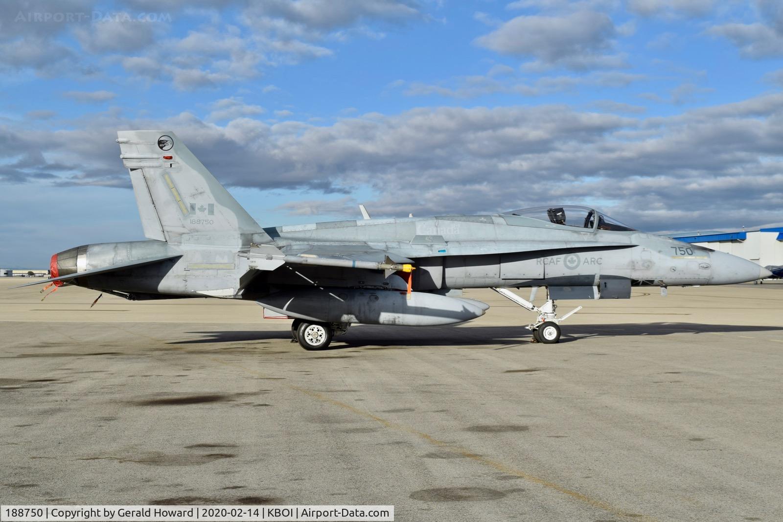 188750, McDonnell Douglas CF-188A Hornet C/N 0237/A188, RCAF 409 Tactical Fighter Sq., CFB Cold Lake, Canada.