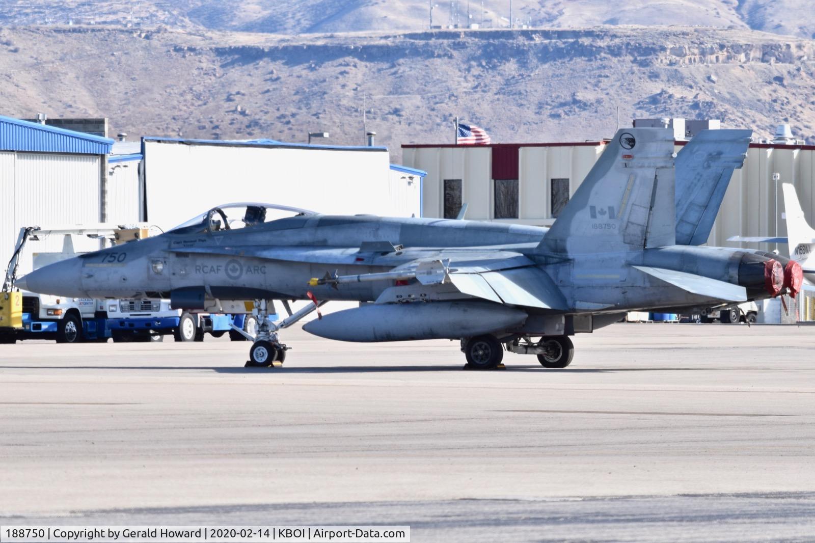 188750, McDonnell Douglas CF-188A Hornet C/N 0237/A188, RCAF 409 Tactical Fighter Sq., CFB Cold Lake, Canada.