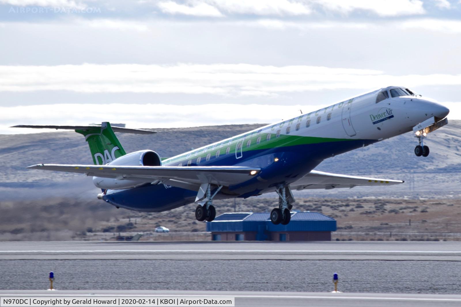 N970DC, 2004 Embraer ERJ-145LR (EMB-145LR) C/N 14500837, Key Lime Air take off from 28R.