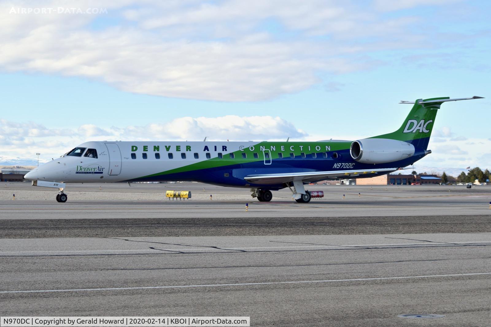 N970DC, 2004 Embraer ERJ-145LR (EMB-145LR) C/N 14500837, Taxiing on Alpha.