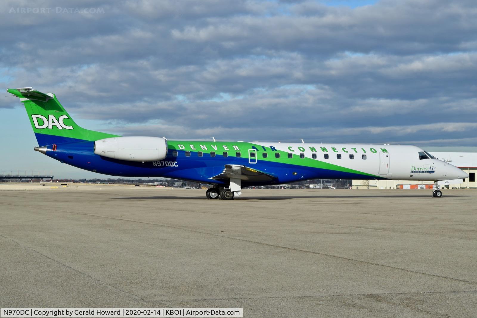 N970DC, 2004 Embraer ERJ-145LR (EMB-145LR) C/N 14500837, Parked on the north GA ramp.