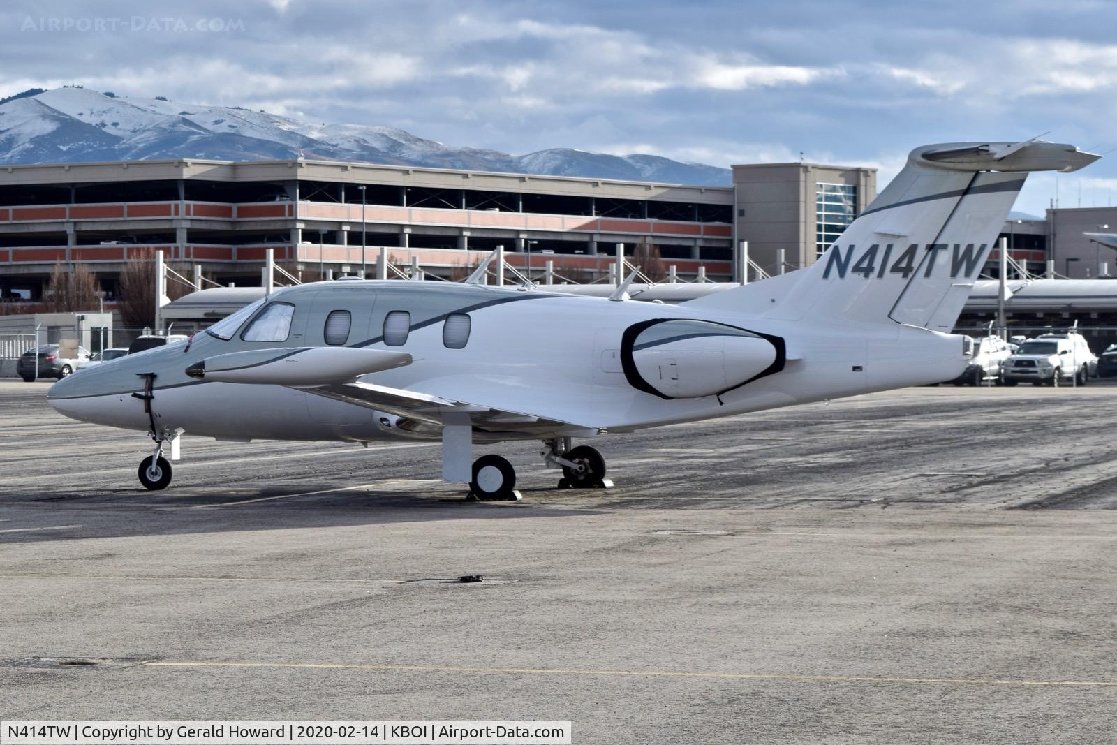 N414TW, 2008 Eclipse Aviation Corp EA500 C/N 000147, Parked on north GA ramp.