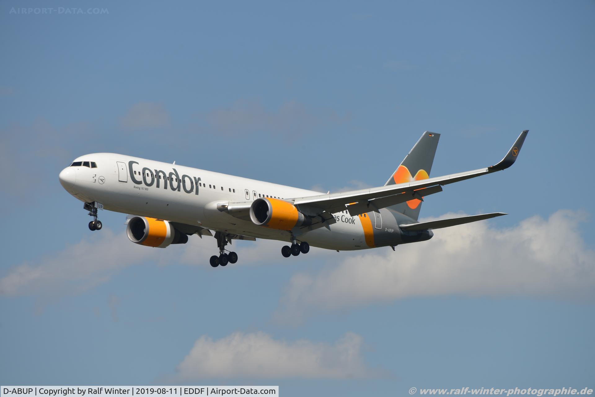 D-ABUP, 2001 Boeing 767-3Q8/ER C/N 30048, Boeing 767-3Q8ER - DE CFG Condor - 30048 - D-ABUP - 11.08.2019 - FRA