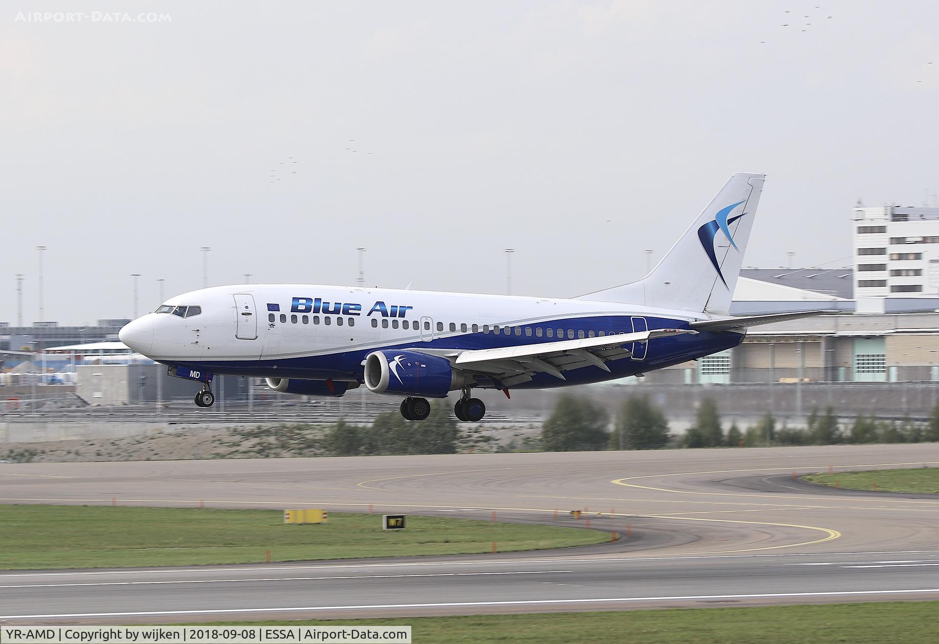 YR-AMD, 1991 Boeing 737-530 C/N 25271, RWY 19L