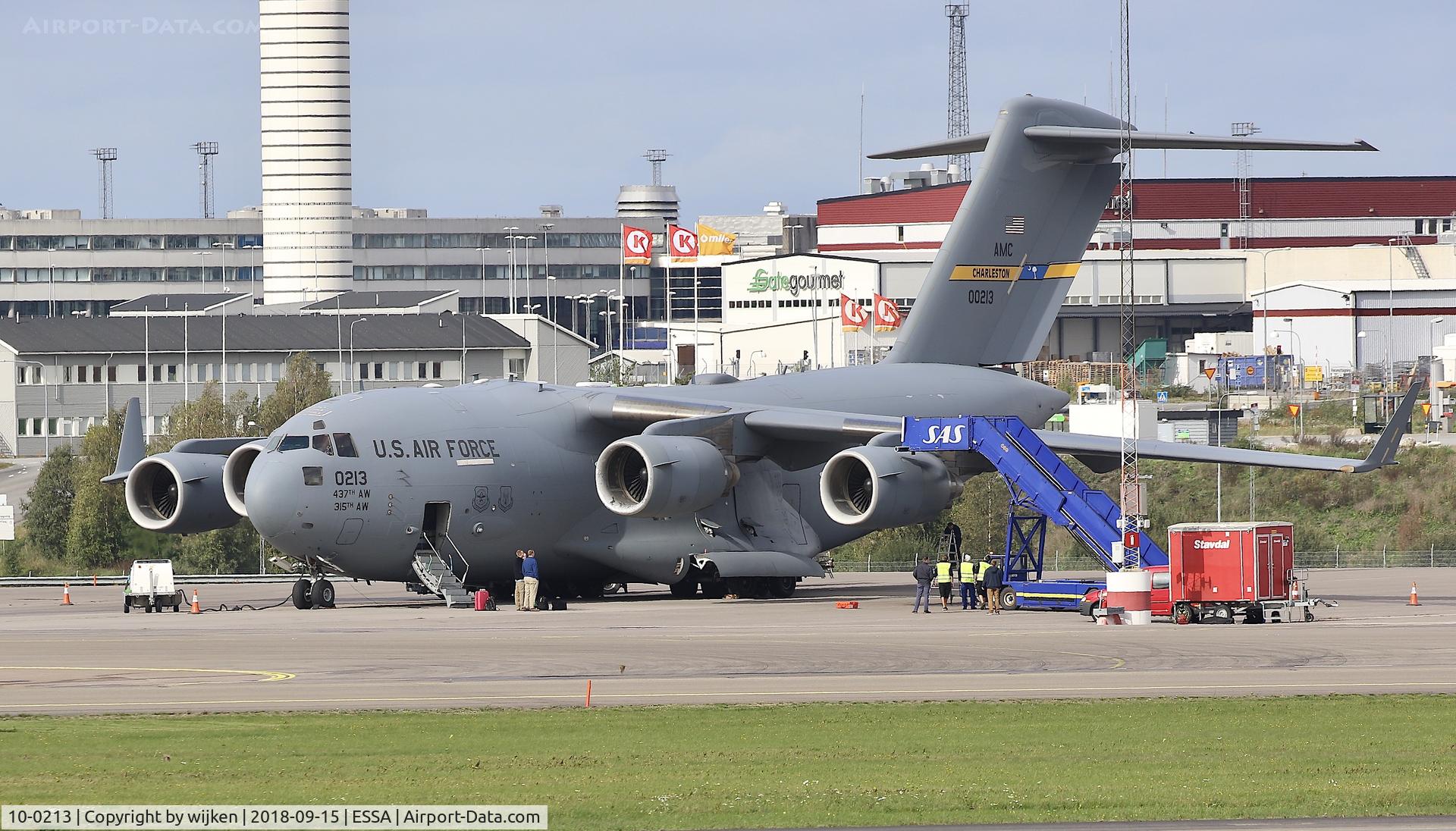 10-0213, 2010 Boeing C-17A Globemaster III C/N 50242, Ramp M