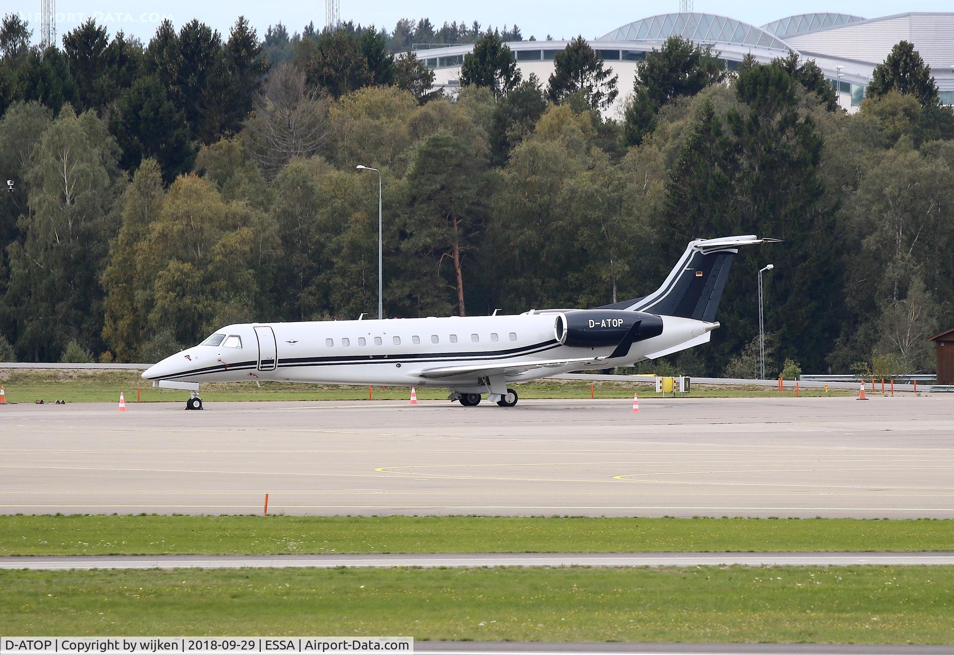D-ATOP, 2018 Embraer EMB-135BJ Legacy 650 C/N 14501233, Ramp M