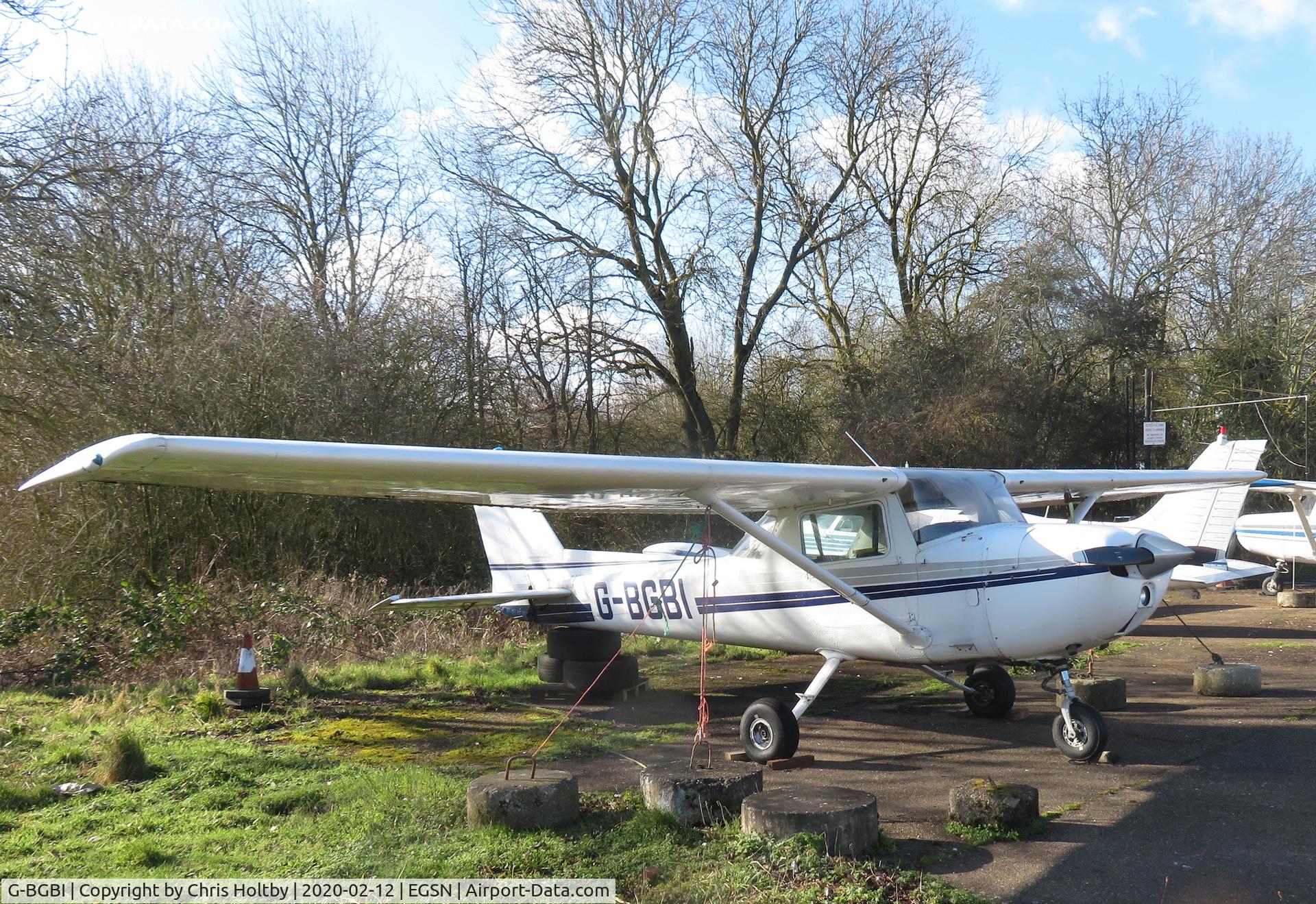 G-BGBI, 1971 Reims F150L C/N 0688, Parked outside at Bourn Airfield. Cambs