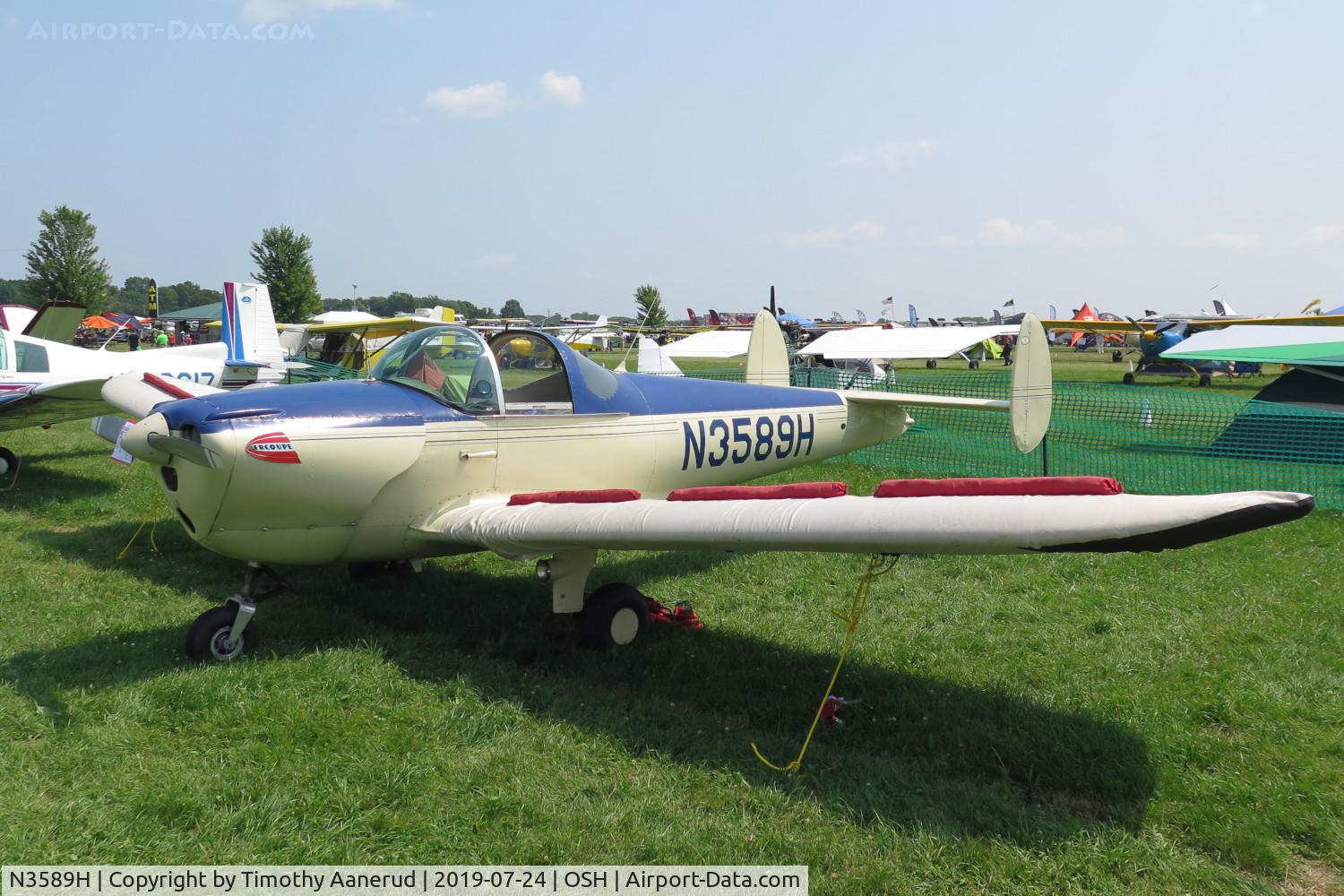 N3589H, 1946 Erco 415C Ercoupe C/N 4214, 1946 Erco 415C, c/n: 4214