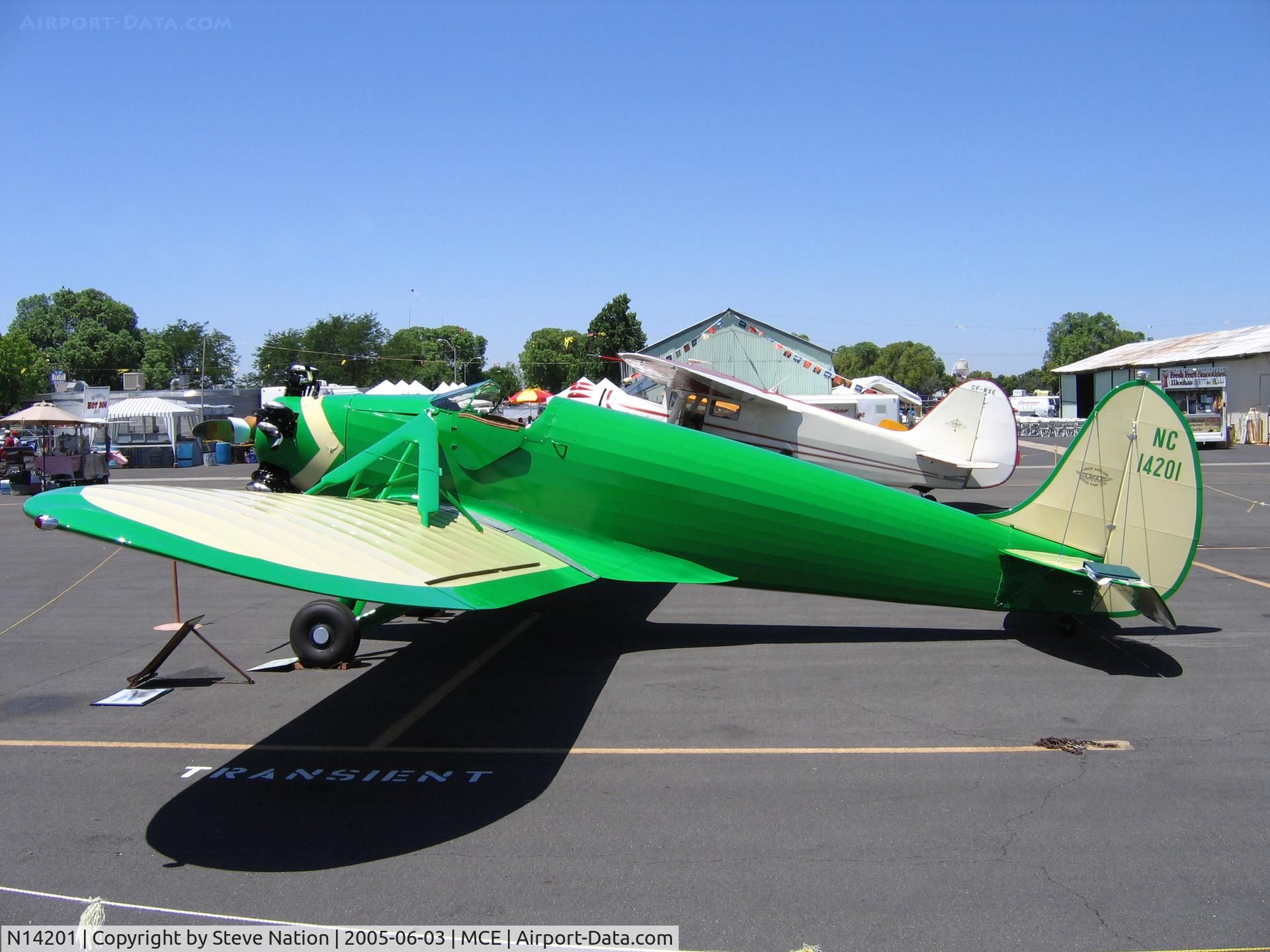 N14201, 1934 Kinner SPORTSTER B. C/N 122, 1934 Kinner Sportster B as NC14201at Merced, CA