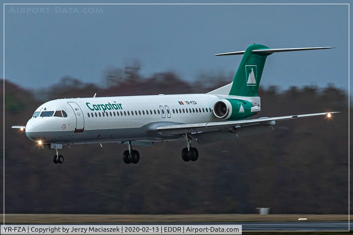 YR-FZA, 1992 Fokker 100 (F-28-0100) C/N 11395, 1992 Fokker 100 (F-28-0100), c/n: 11395