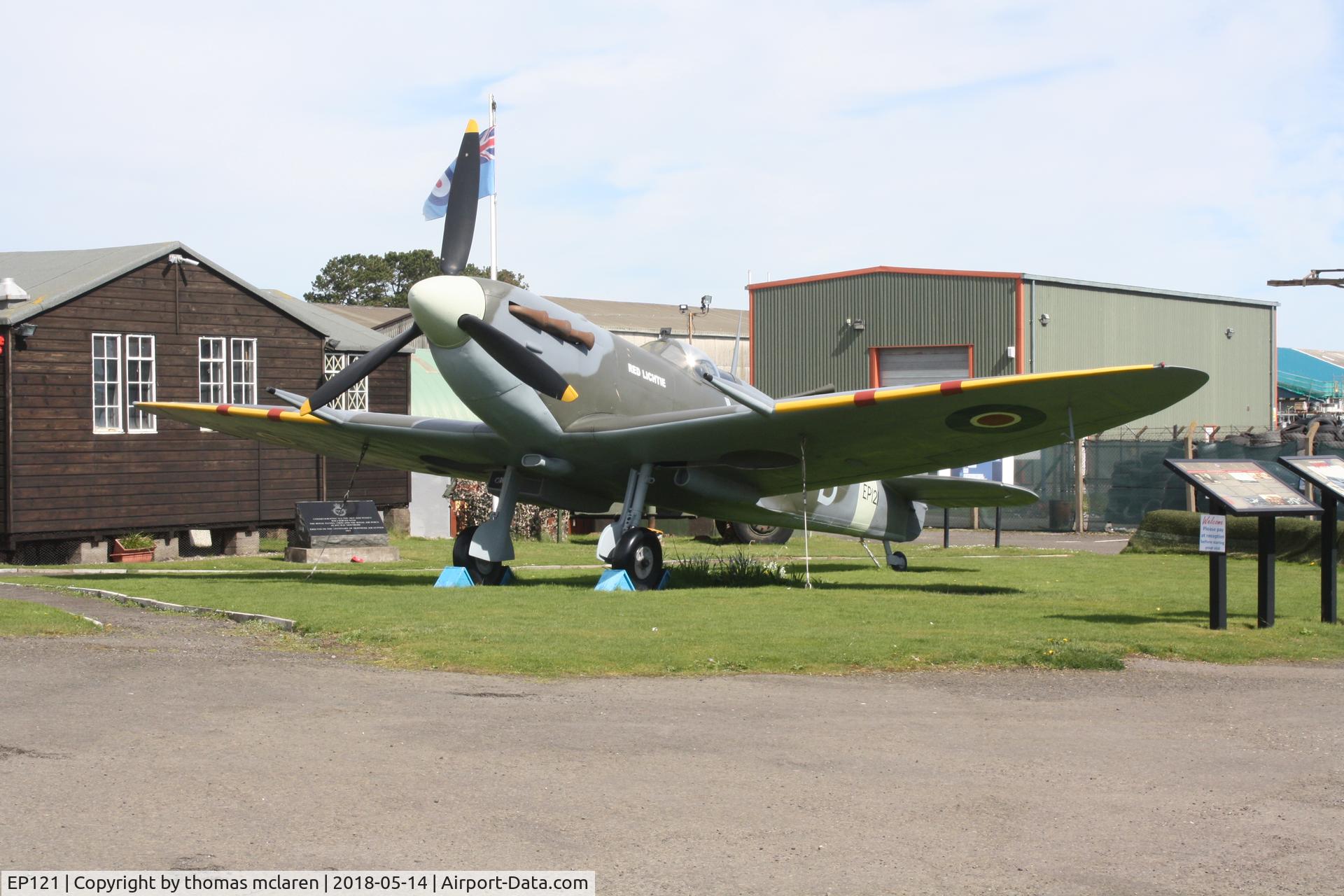 EP121, Supermarine Spitfire Replica C/N EP121, taken May 2018