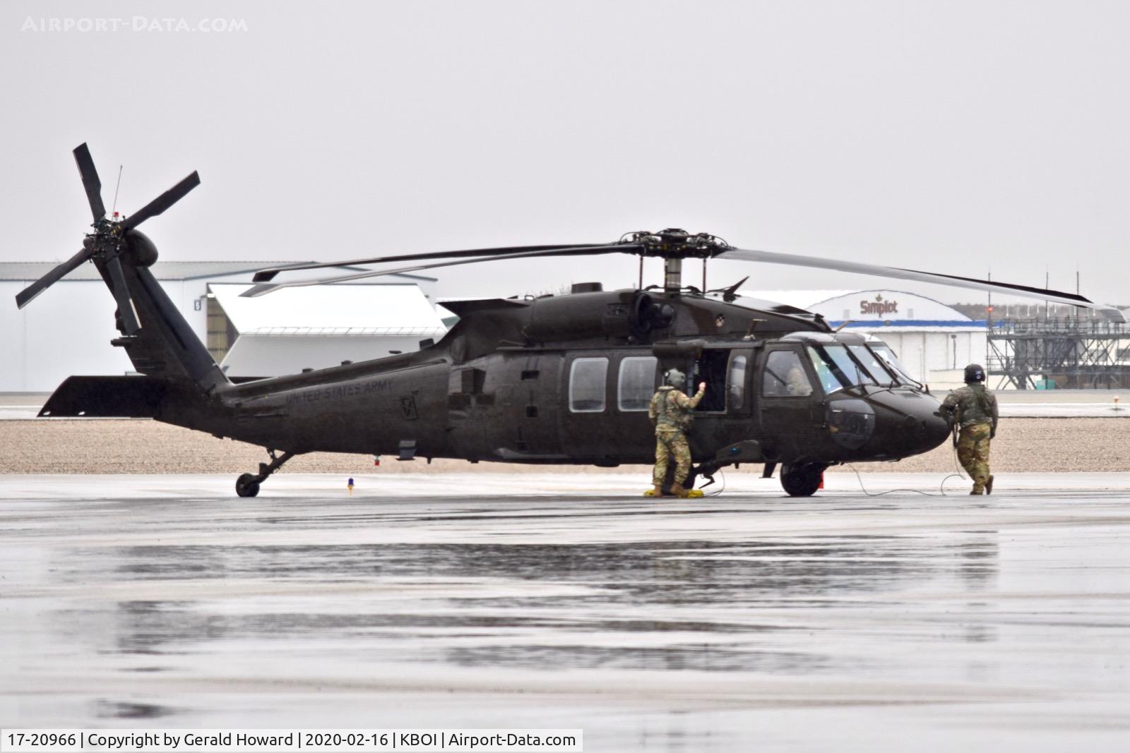 17-20966, 2017 Sikorsky UH-60M Black Hawk C/N 70-4983, On north GA ramp.
