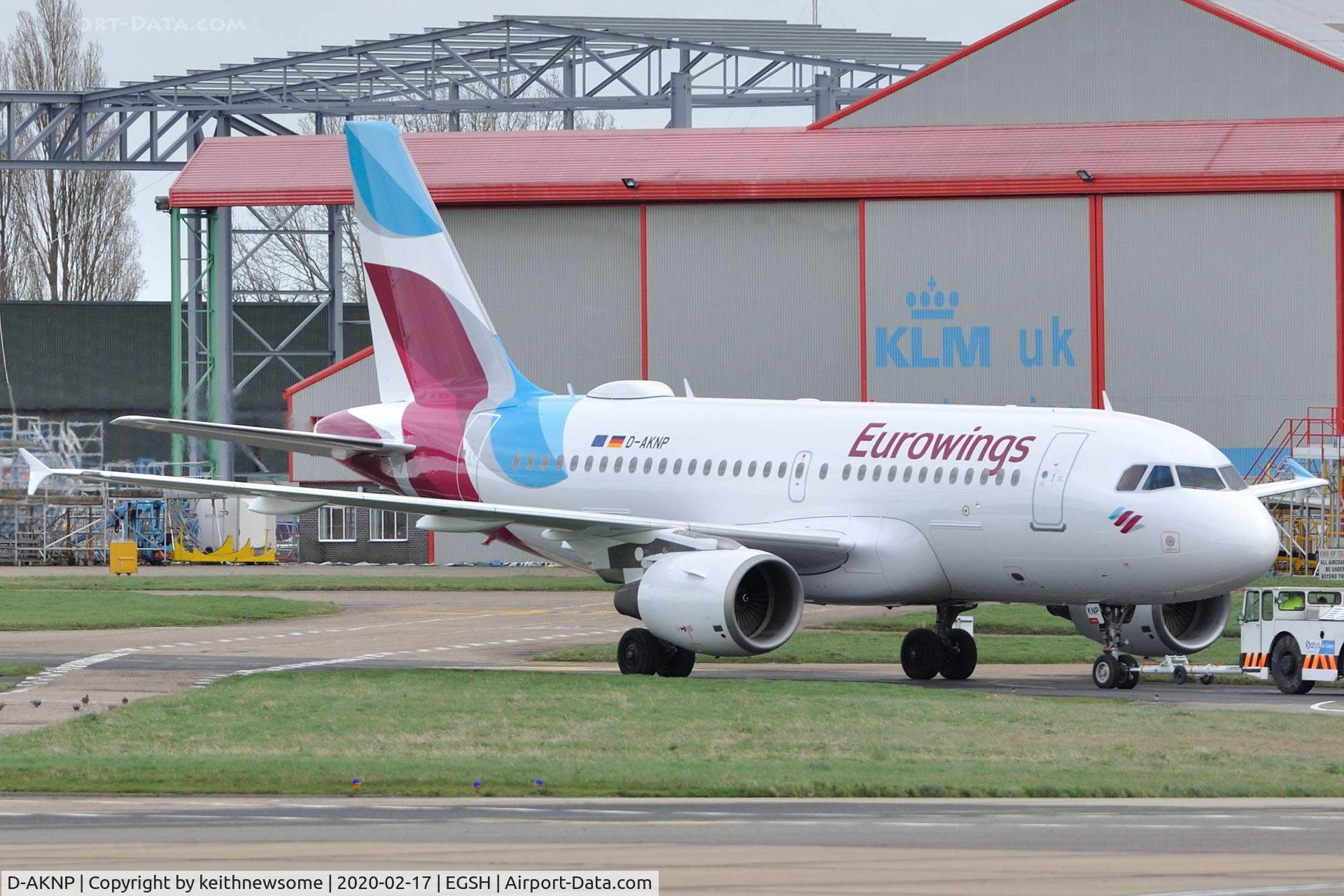 D-AKNP, 1999 Airbus A319-112 C/N 1155, Removed from spray shop with Eurowings colour scheme.