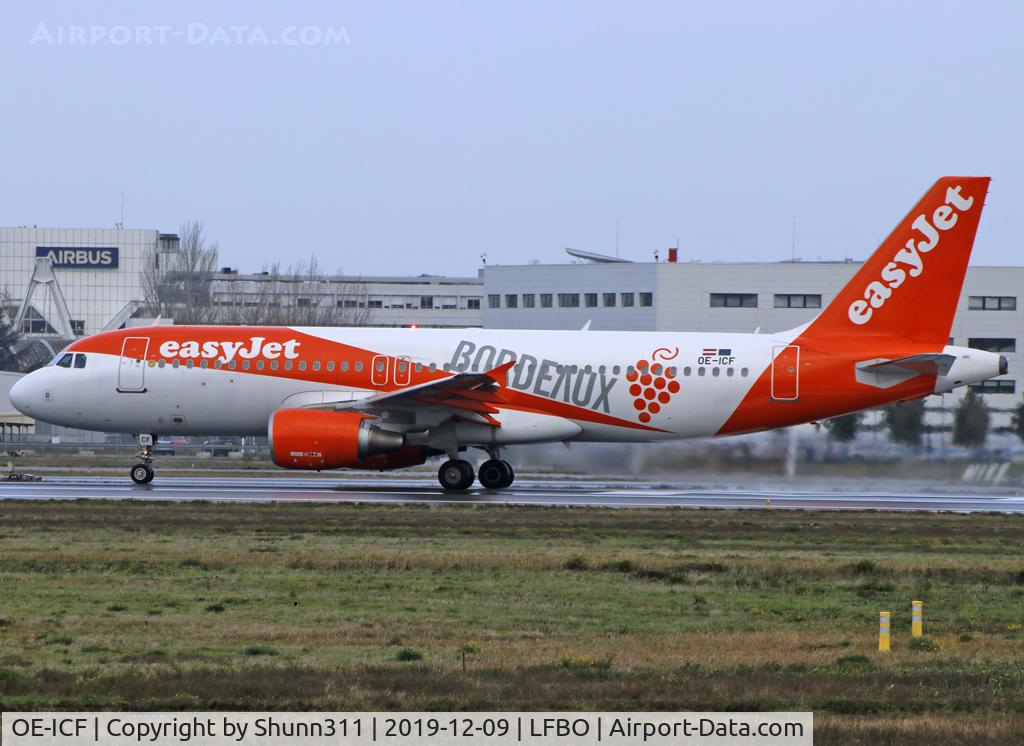 OE-ICF, 2011 Airbus A320-214 C/N 4708, Ready for take off from rwy 32R... Additional 'Bordeaux' logo on fuselage...