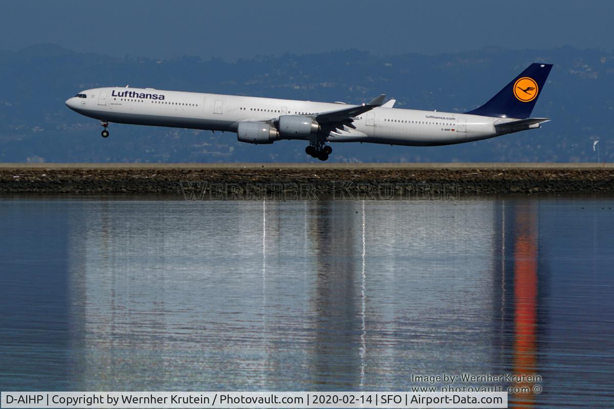 D-AIHP, 2006 Airbus A340-642X C/N 771, D-AIHP Landing on a calm day.