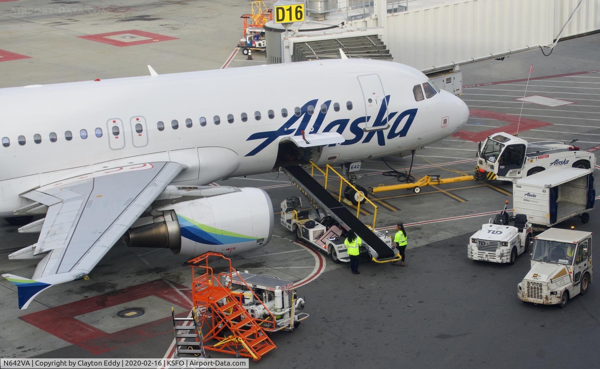 N642VA, 2008 Airbus A320-214 C/N 3670, Picture taken at the new observation deck terminal 2. SFO. 2020.