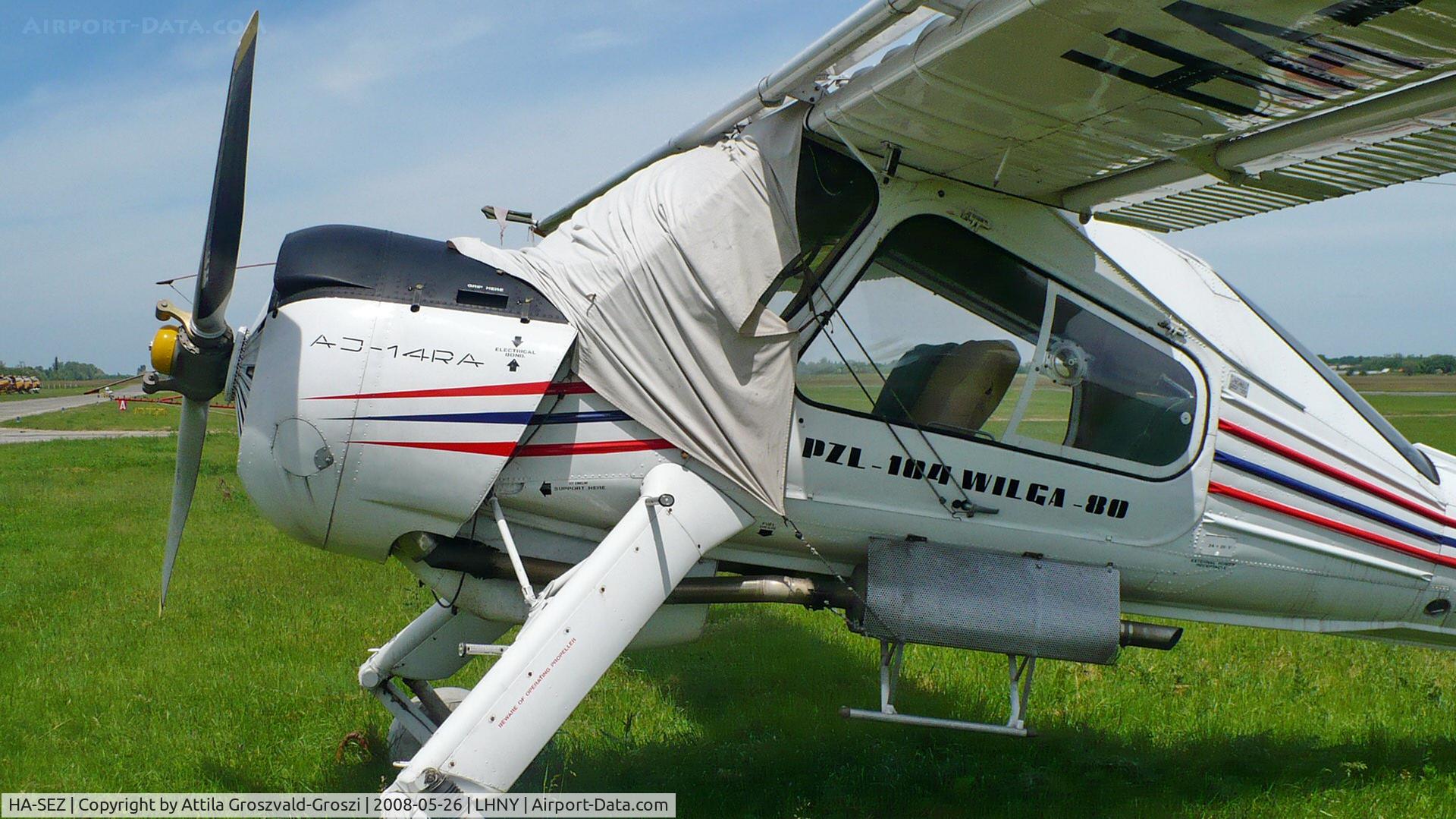 HA-SEZ, PZL-Okecie PZL-104 Wilga-94 C/N CF21940948, LHNY - Nyíregyháza Airport, Hungary