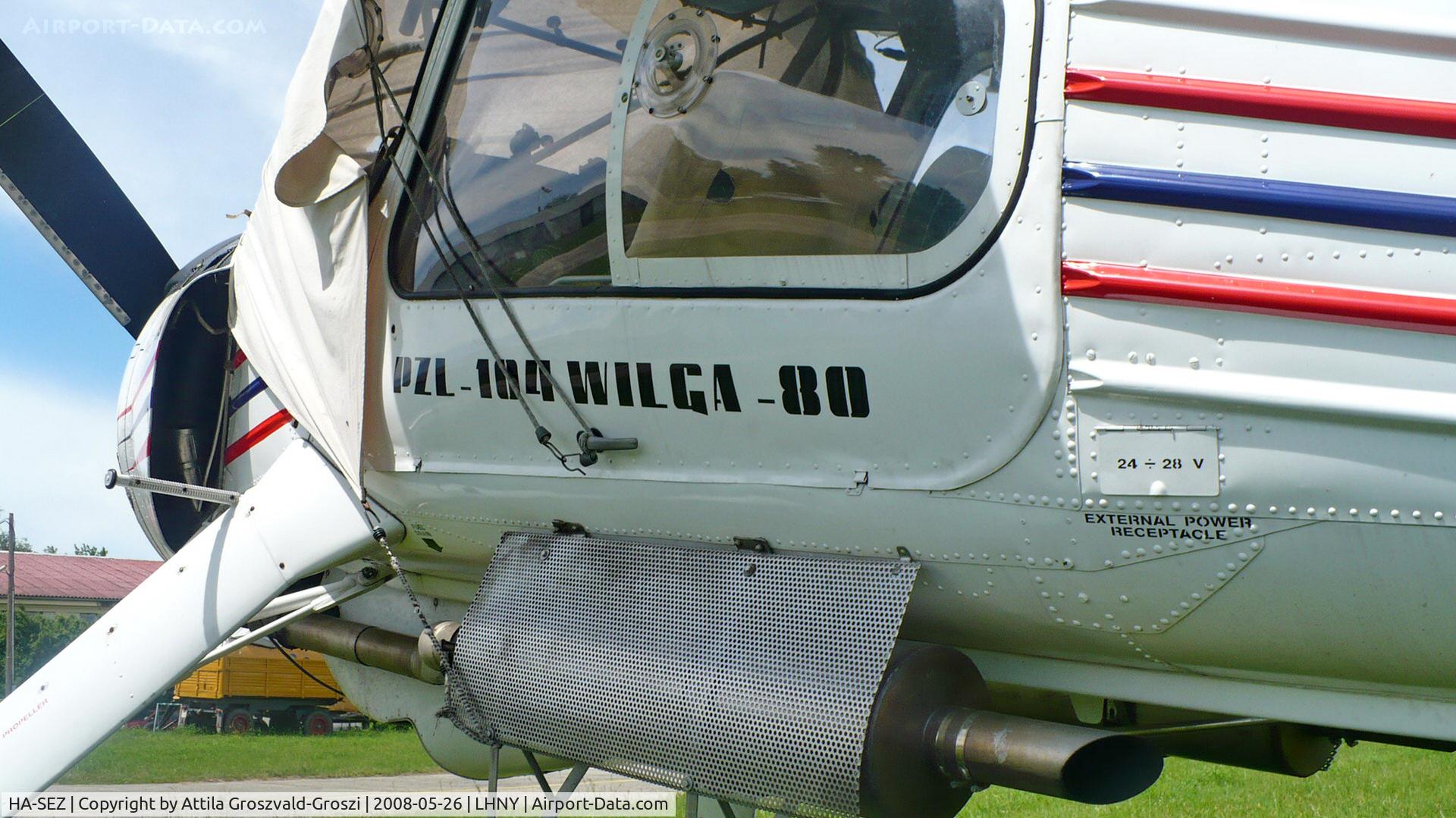 HA-SEZ, PZL-Okecie PZL-104 Wilga-94 C/N CF21940948, LHNY - Nyíregyháza Airport, Hungary