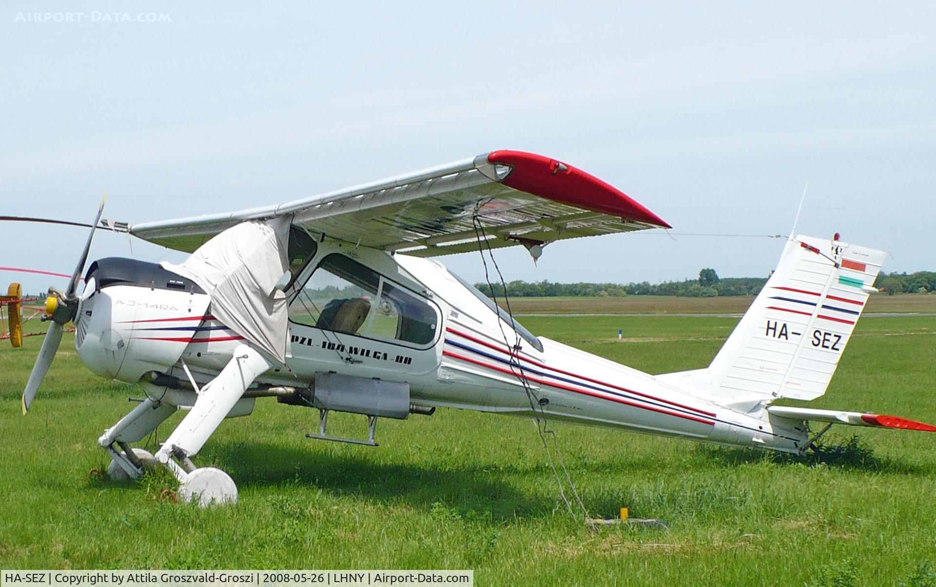 HA-SEZ, PZL-Okecie PZL-104 Wilga-94 C/N CF21940948, LHNY - Nyíregyháza Airport, Hungary