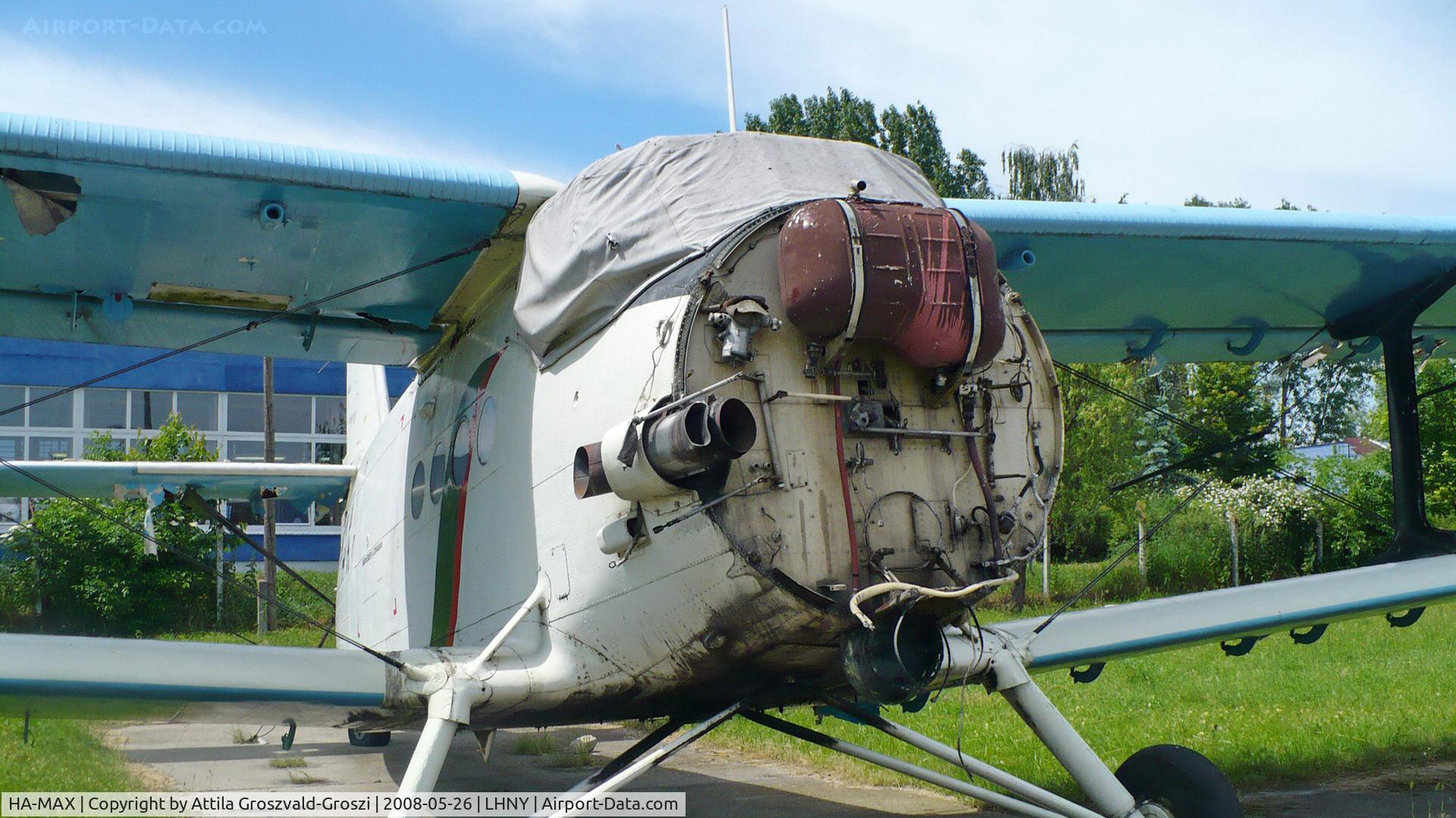 HA-MAX, 1976 PZL-Mielec An-2R C/N 1G167-59, LHNY - Nyíregyháza Airport, Hungary