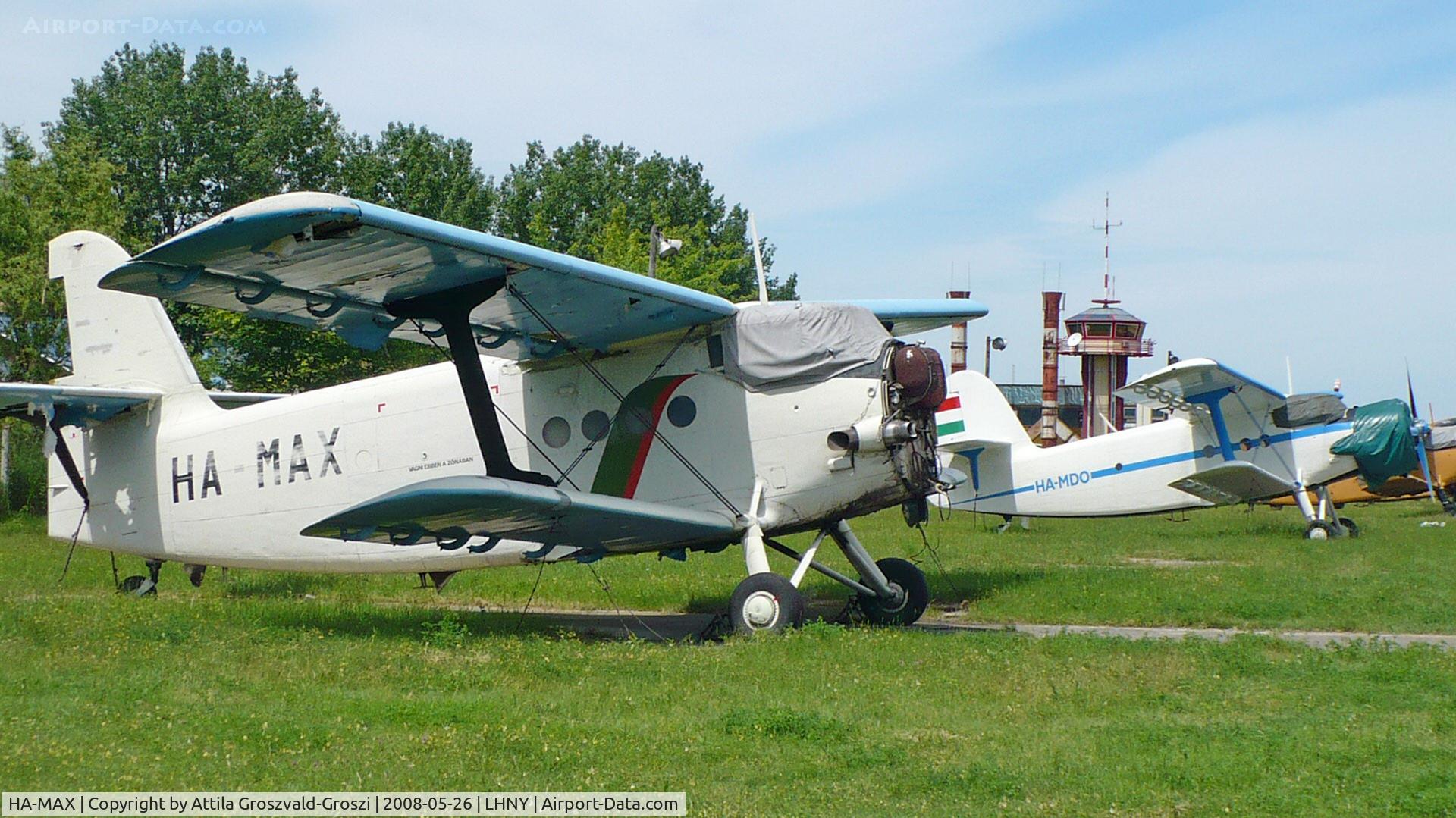 HA-MAX, 1976 PZL-Mielec An-2R C/N 1G167-59, LHNY - Nyíregyháza Airport, Hungary