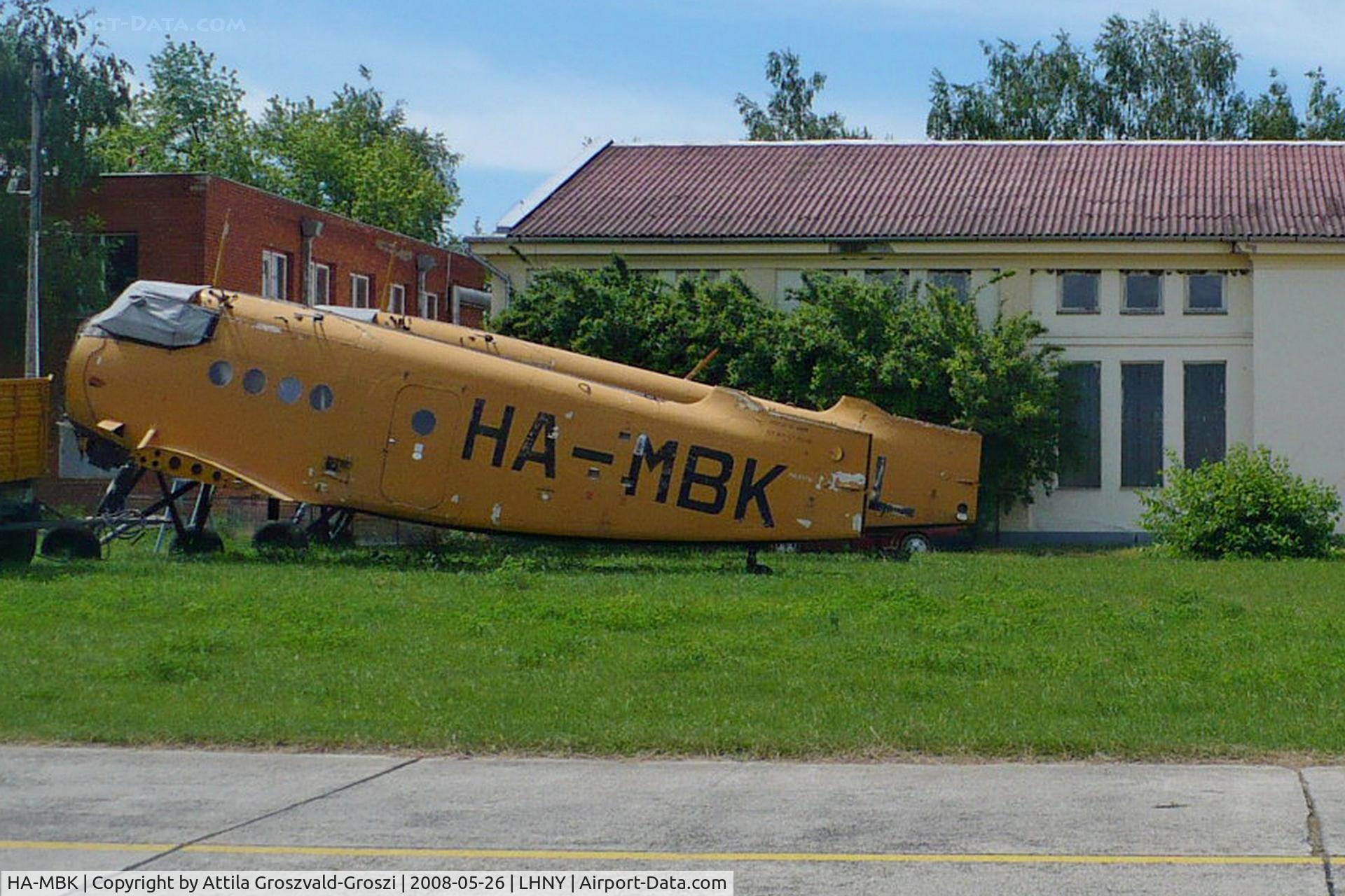 HA-MBK, 1975 PZL-Mielec An-2R C/N 1G166-29, LHNY - Nyíregyháza Airport, Hungary