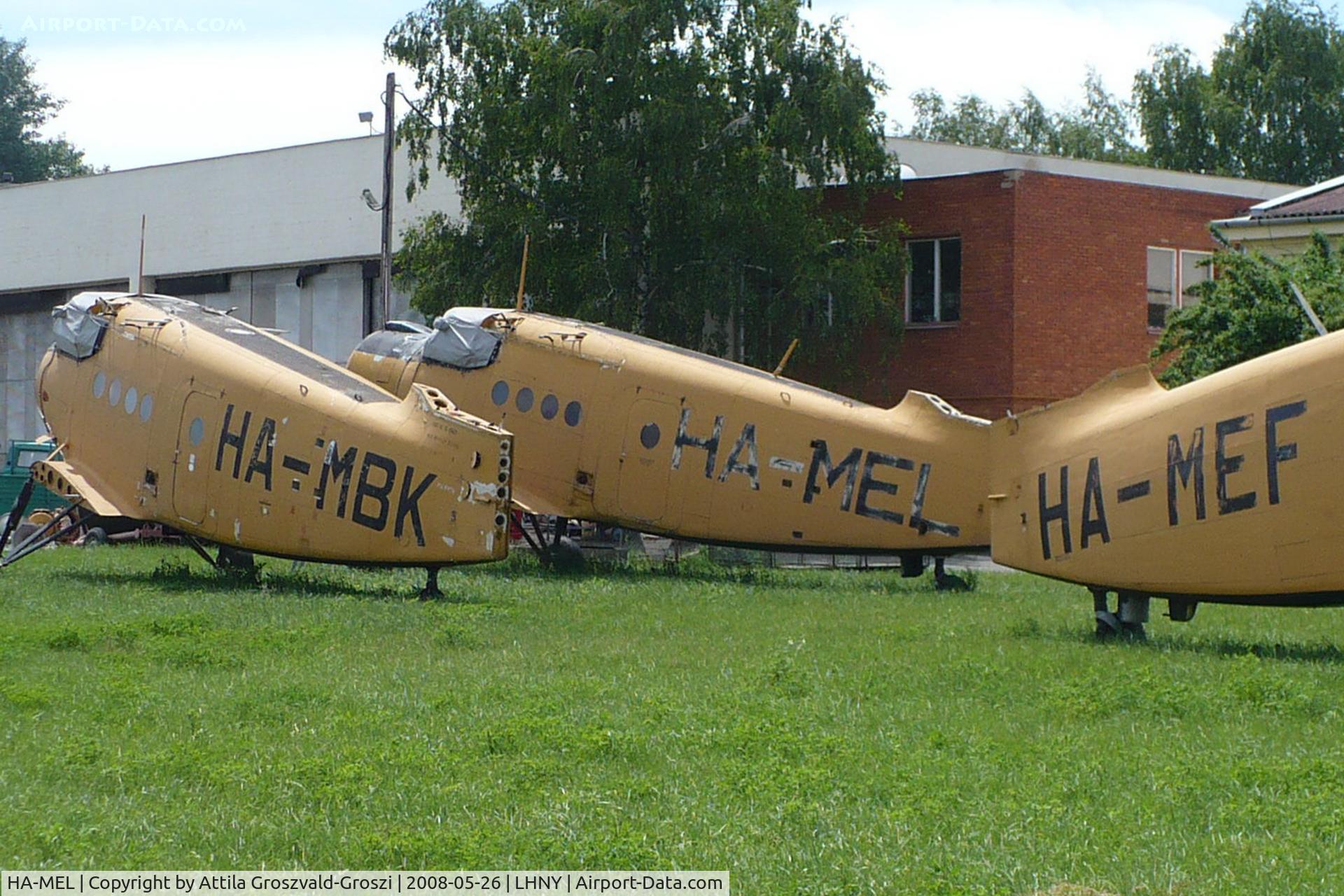 HA-MEL, 1980 PZL-Mielec An-2R C/N 1G190-21, LHNY - Nyíregyháza Airport, Hungary