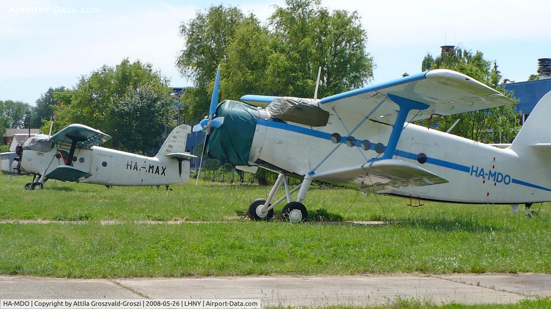 HA-MDO, 1979 PZL-Mielec An-2 C/N 1G185-43, LHNY - Nyíregyháza Airport, Hungary