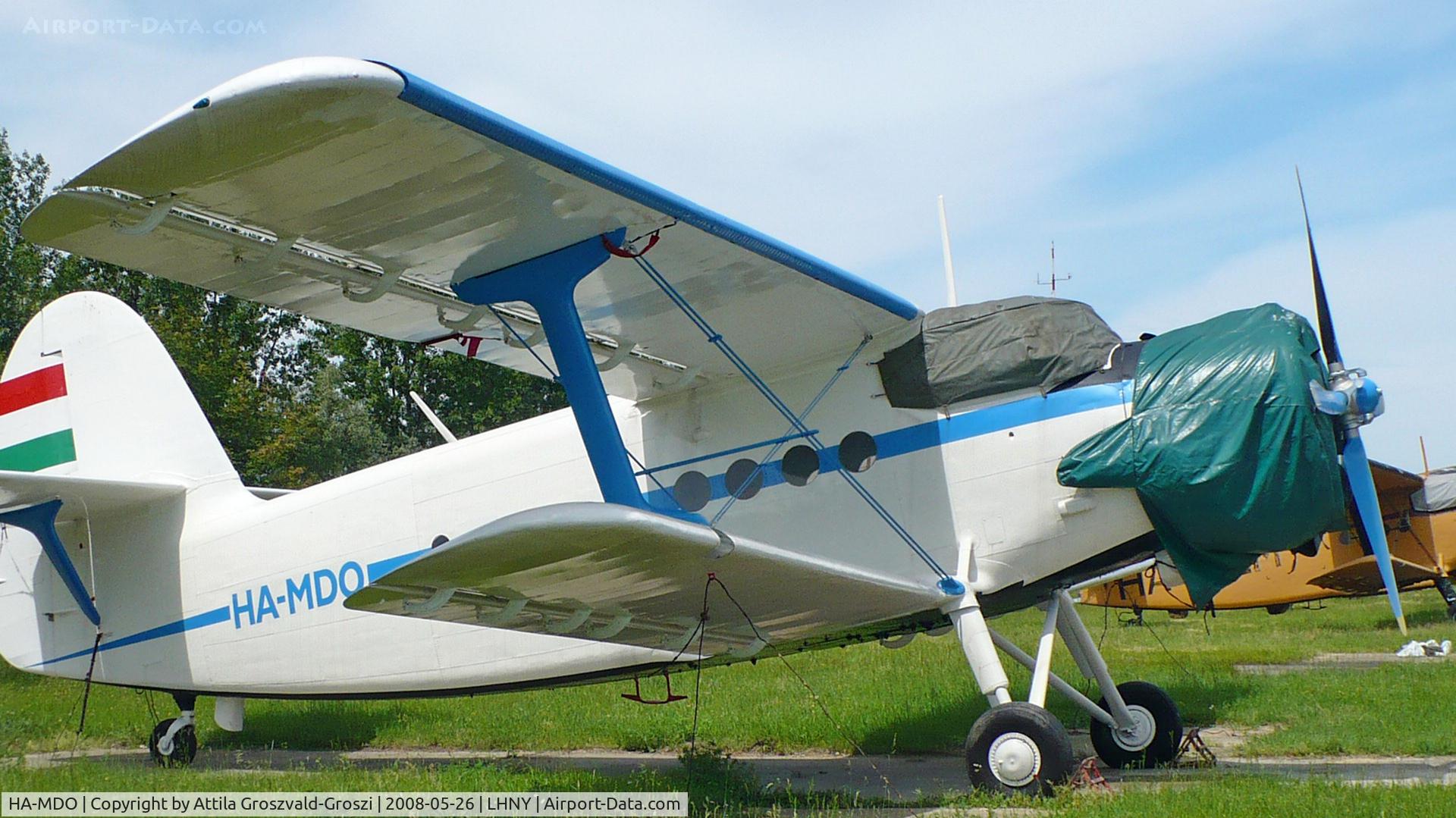 HA-MDO, 1979 PZL-Mielec An-2 C/N 1G185-43, LHNY - Nyíregyháza Airport, Hungary