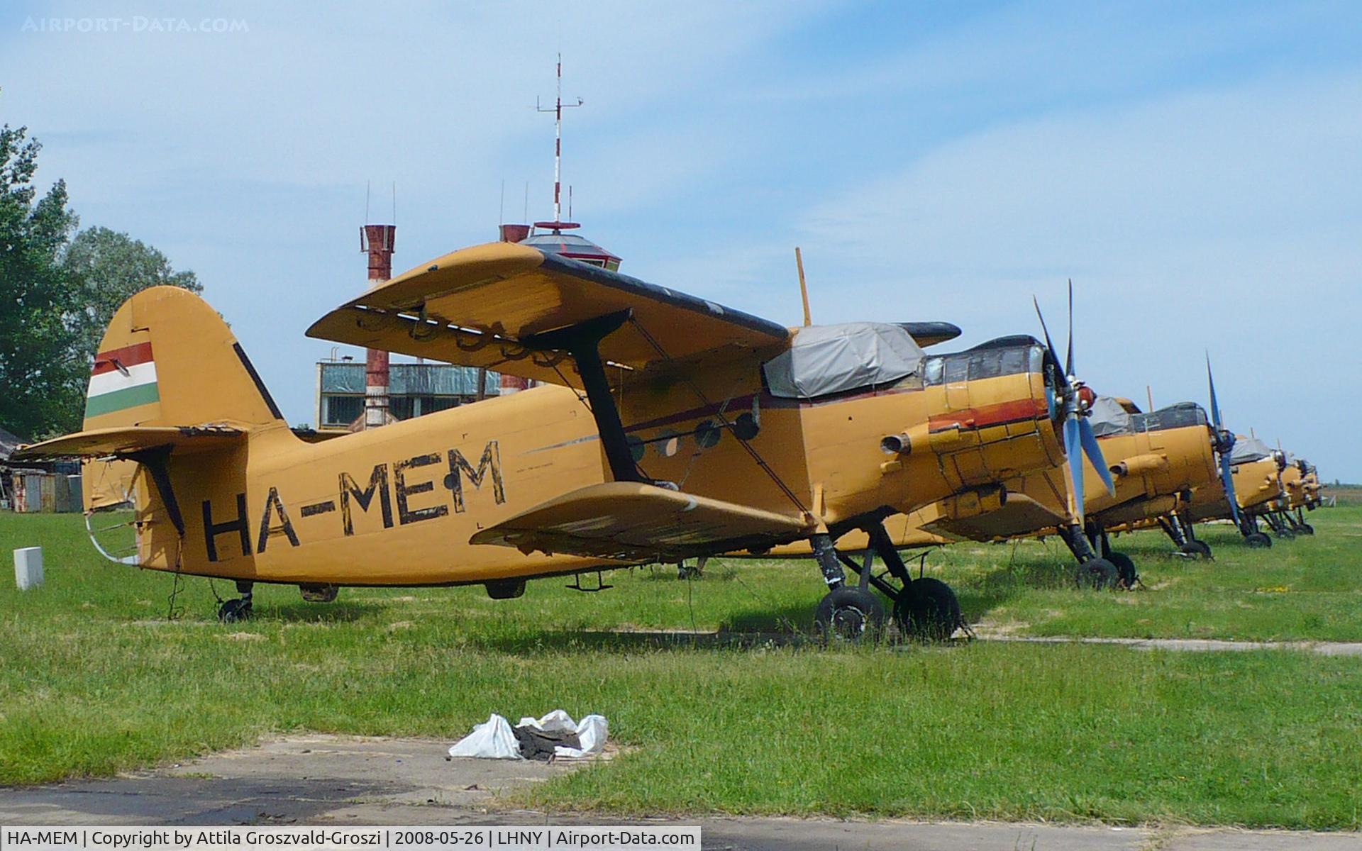 HA-MEM, 1980 PZL-Mielec An-2R C/N 1G190-22, LHNY - Nyíregyháza Airport, Hungary