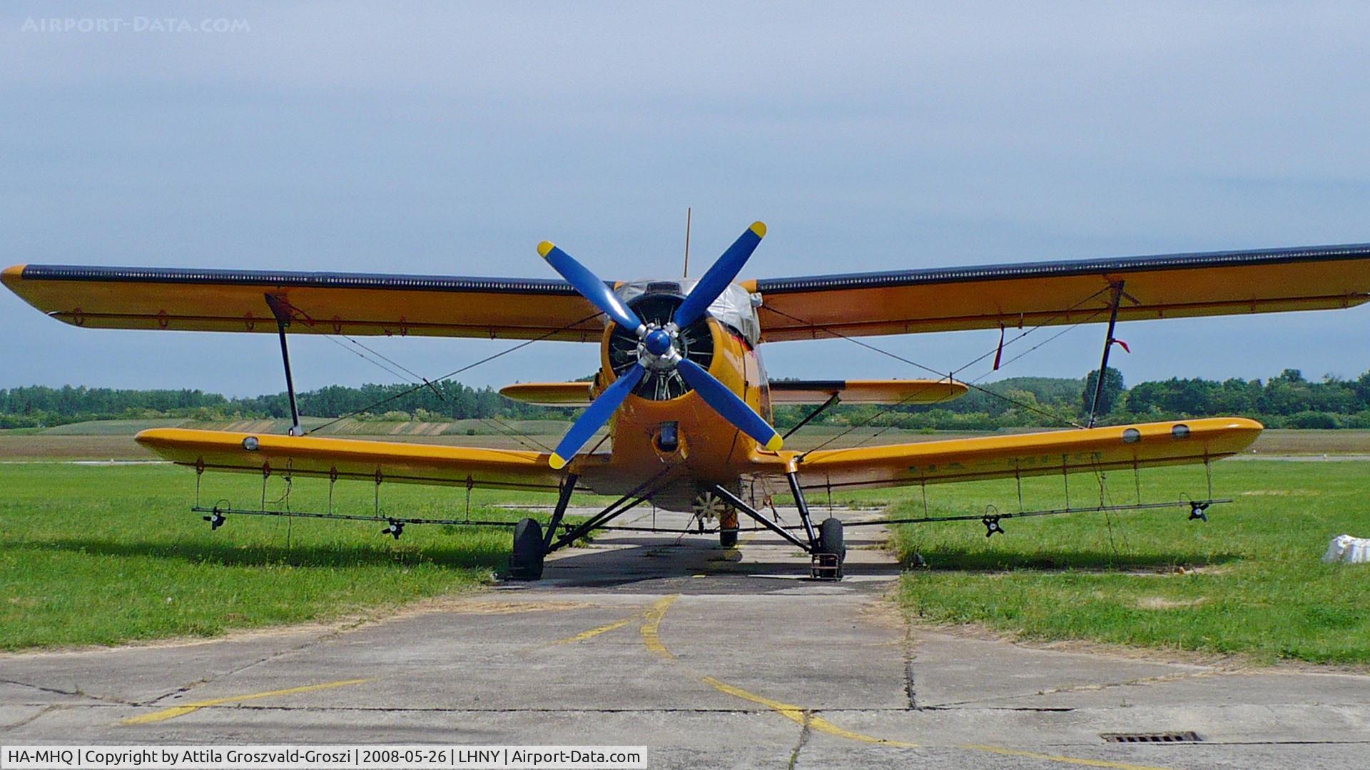 HA-MHQ, 1973 PZL-Mielec An-2R C/N 1G145-42, LHNY - Nyíregyháza Airport, Hungary